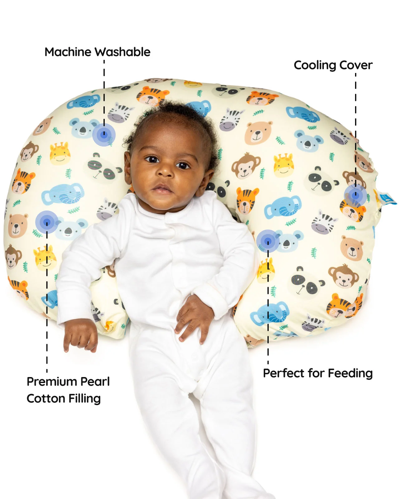 BABYGO® Animal Nursing Pillow - Image 5