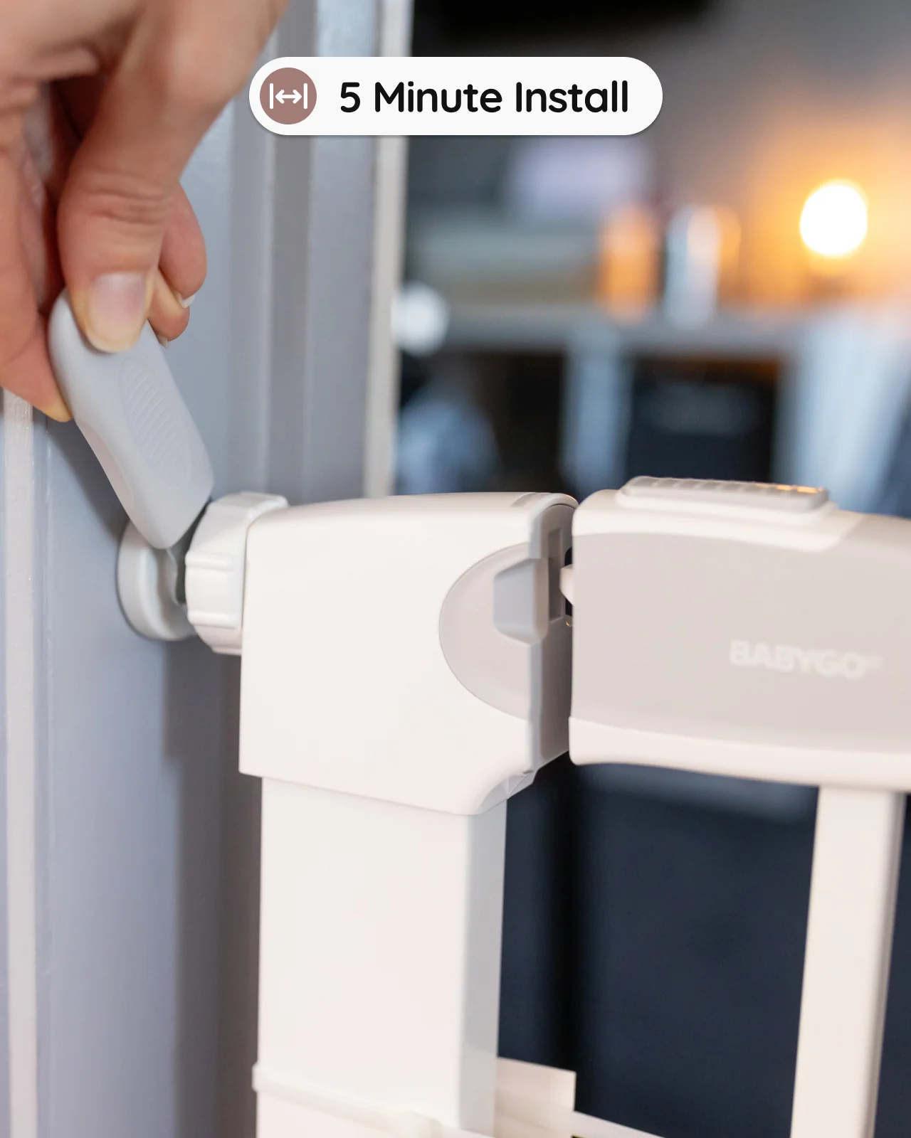 BABYGO® Baby Gate For Stairs - Image 5