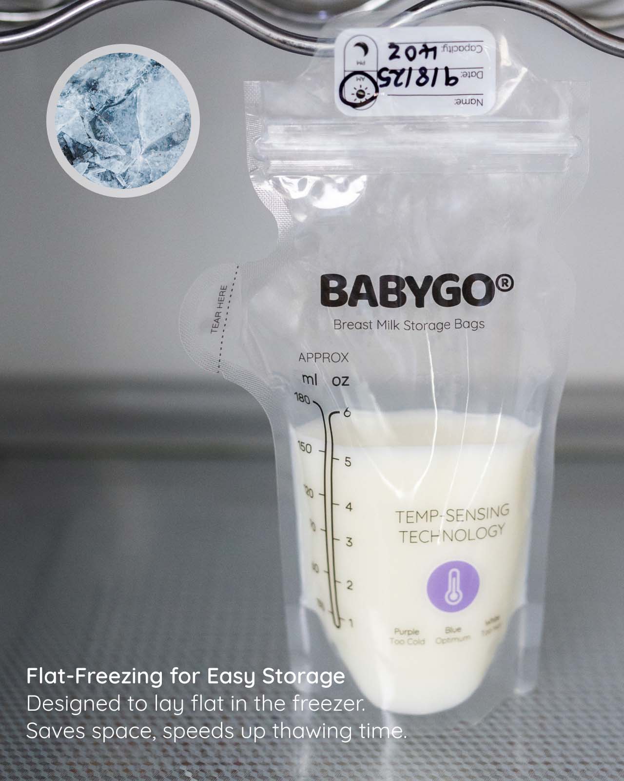 BABYGO® Disposable Breast Milk Storage Bags - Image 5