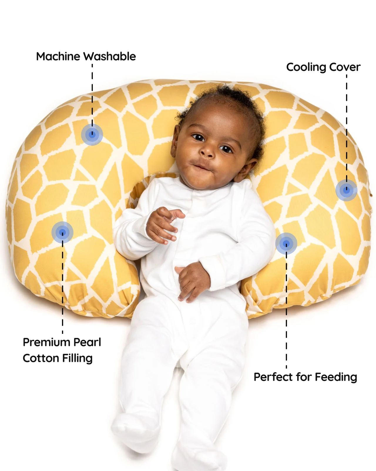 BABYGO® Giraffe Nursing Pillow - Image 5