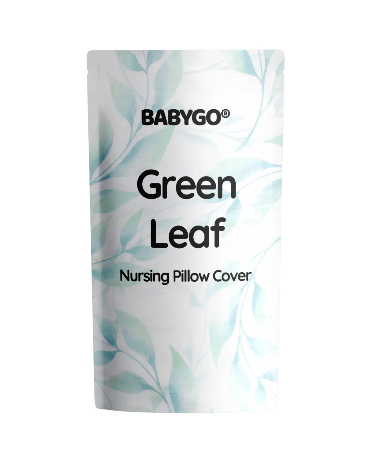 BABYGO® Green Leaf Nursing Pillow Cover