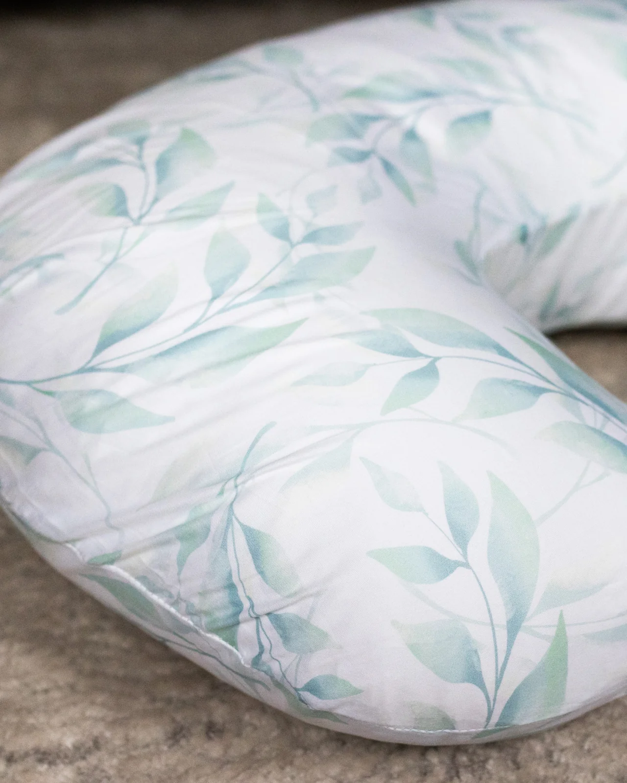BABYGO® Green Leaf Nursing Pillow Cover - Image 3