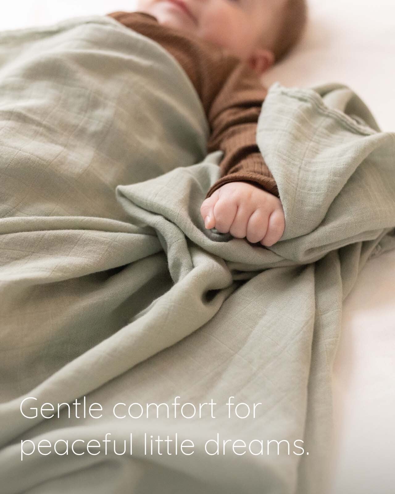 BABYGO® Large Muslin Swaddle Blanket (3 Pack) - Image 4