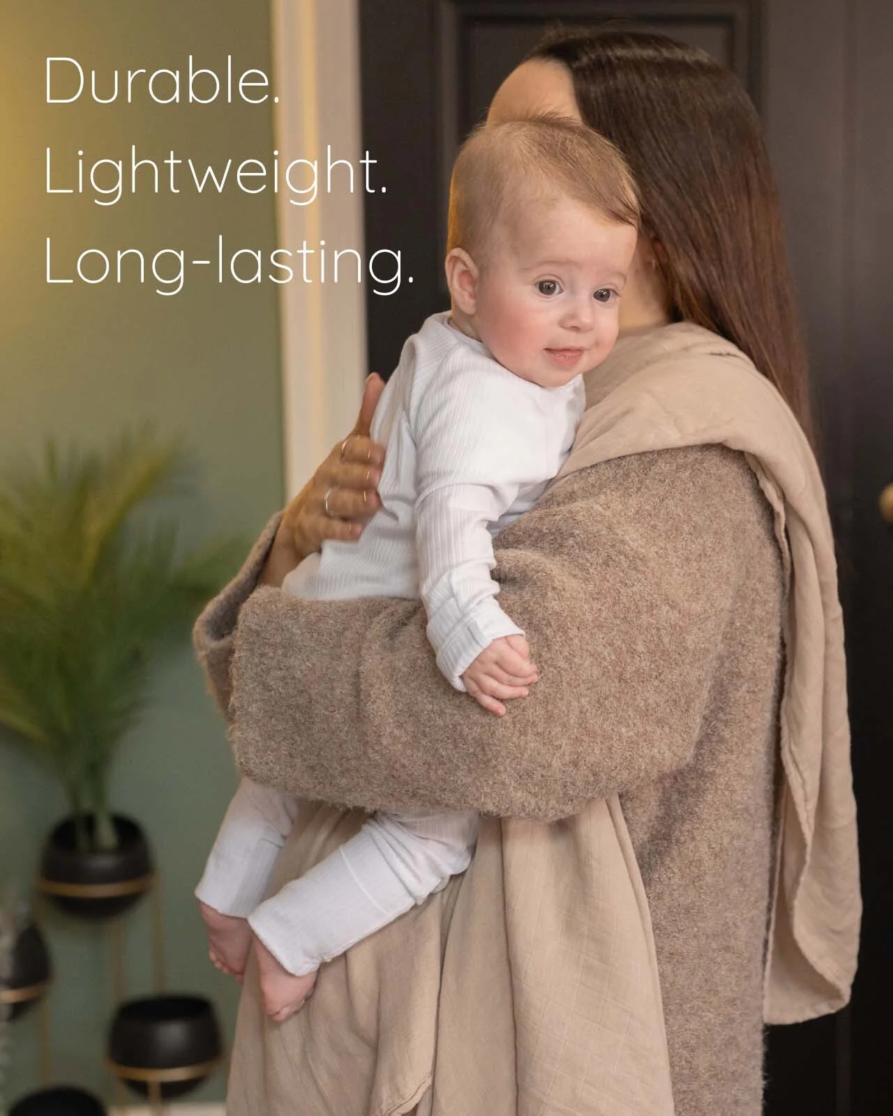 BABYGO® Large Muslin Swaddle Blanket (3 Pack) - Image 6