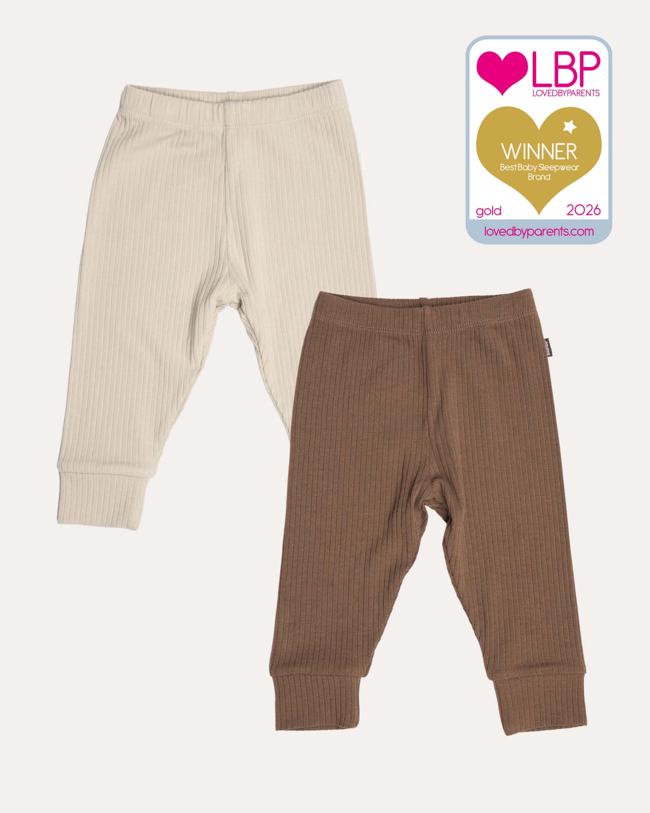 BABYGO® Long Ribbed Bodysuit & Leggings | 2 Pack - Image 3