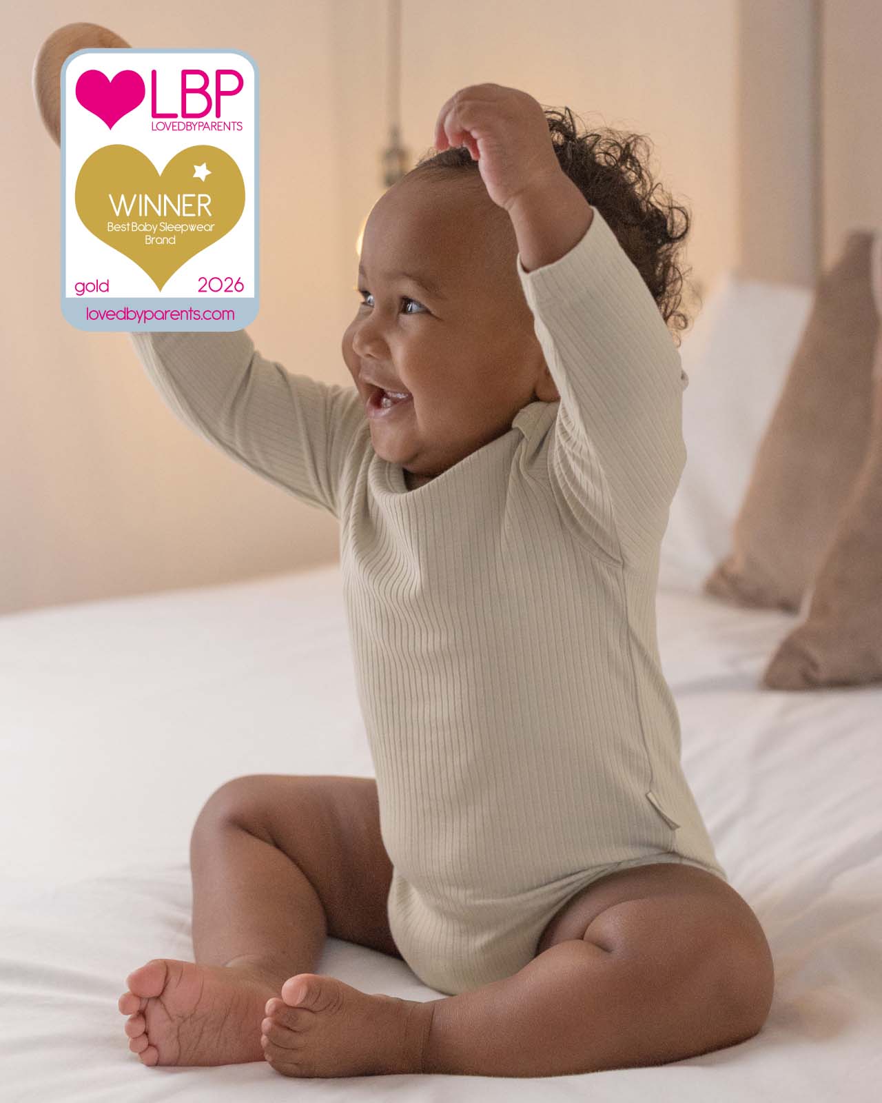 BABYGO® Long Sleeve Baby Bodysuit | 2 Pack - Image 3