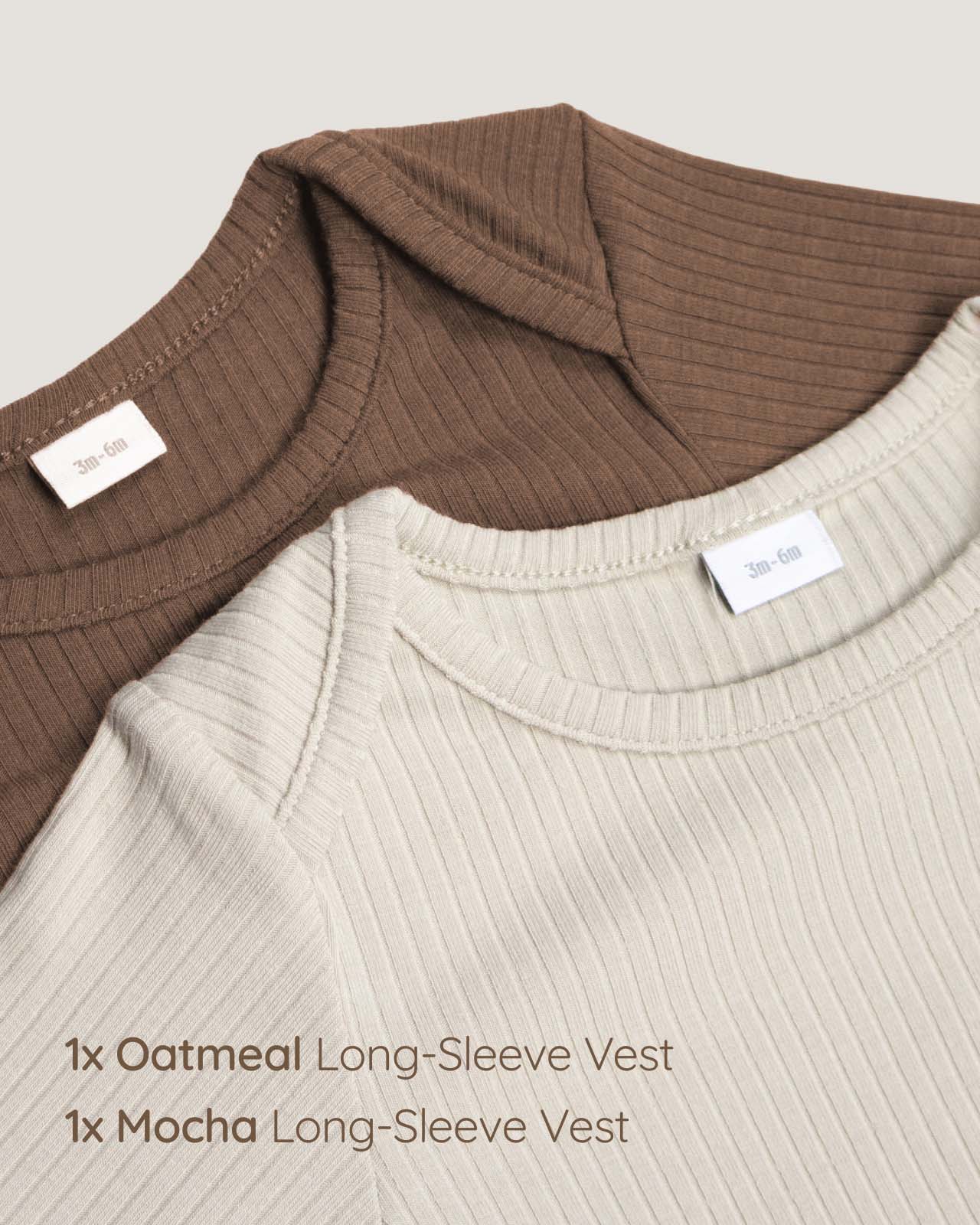 BABYGO® Long Sleeve Baby Bodysuit | 2 Pack - Image 4