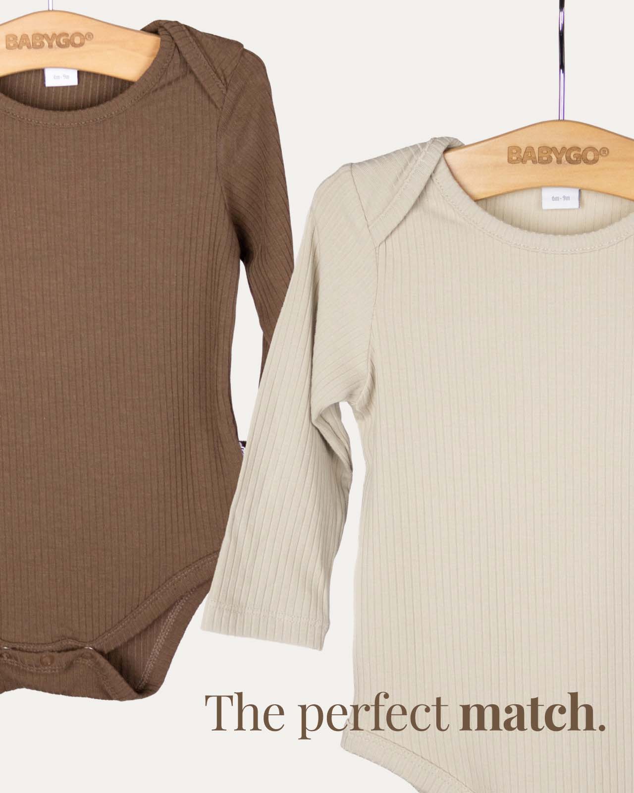 BABYGO® Long Sleeve Baby Bodysuit | 2 Pack - Image 5