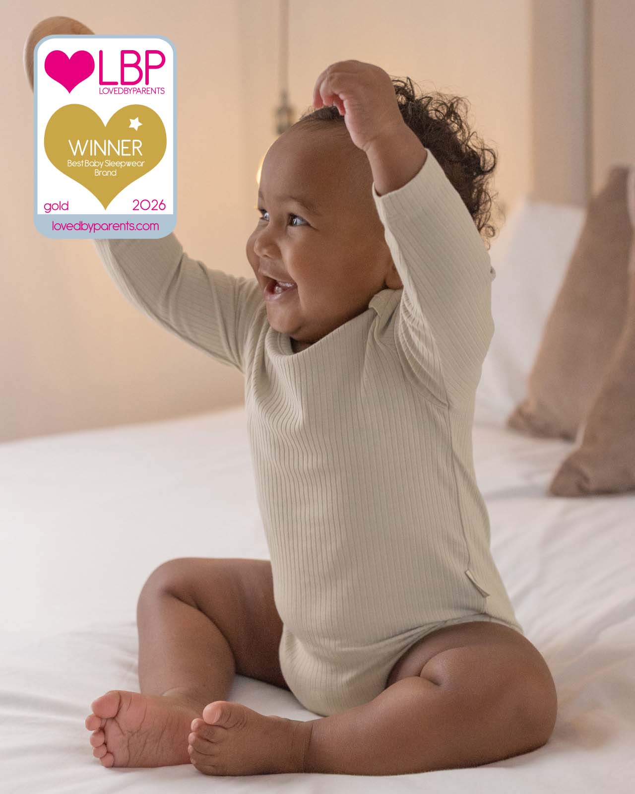 BABYGO® Long Sleeve Baby Bodysuit | 3 Pack - Image 3