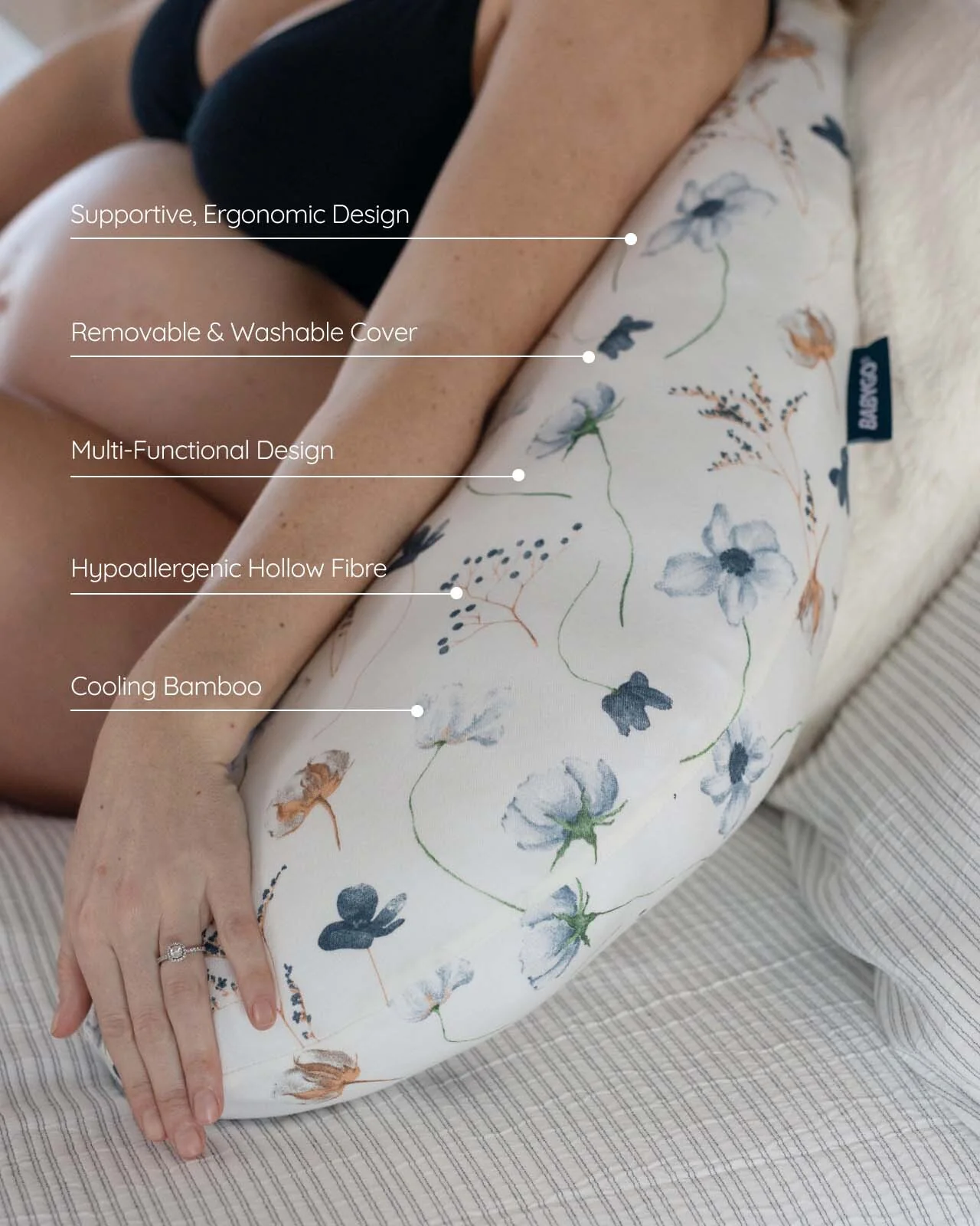 BABYGO® Moon Pregnancy Pillow - Image 2