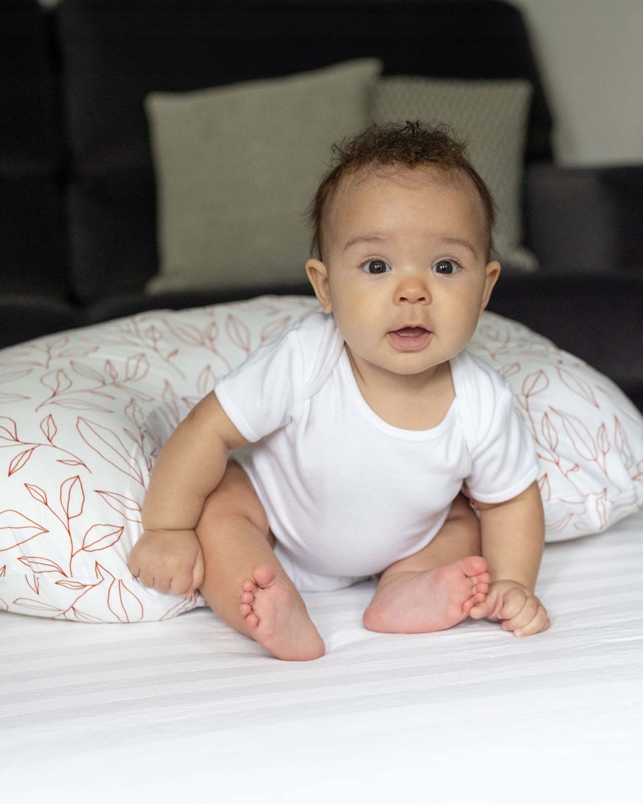 BABYGO® Orange Leaf Nursing Pillow - Image 4