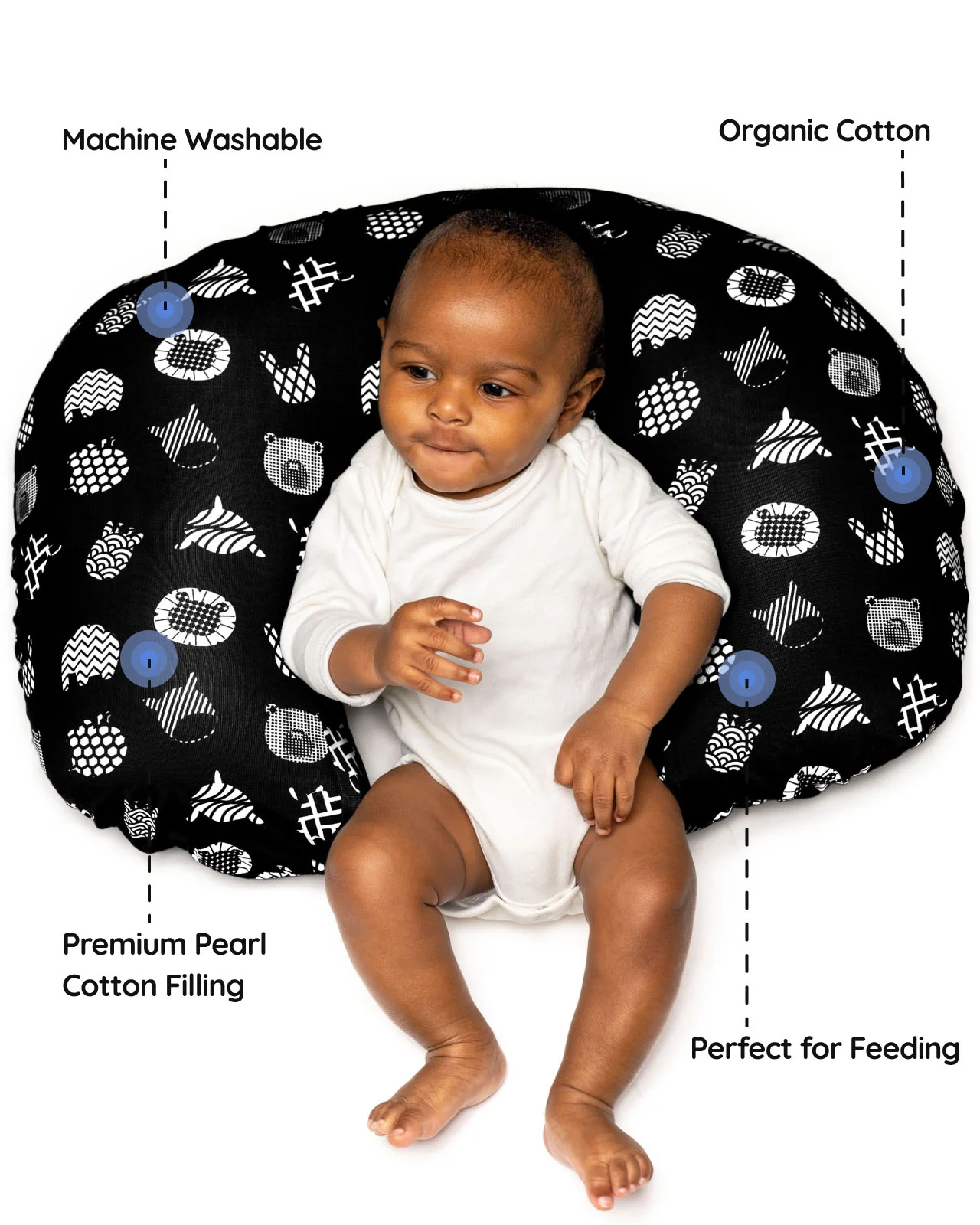 BABYGO® Sensory Nursing Pillow - Image 5