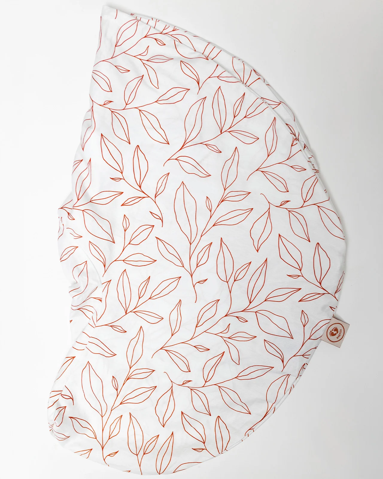 BABYGO® Orange Leaf Nursing Pillow Cover - Image 3