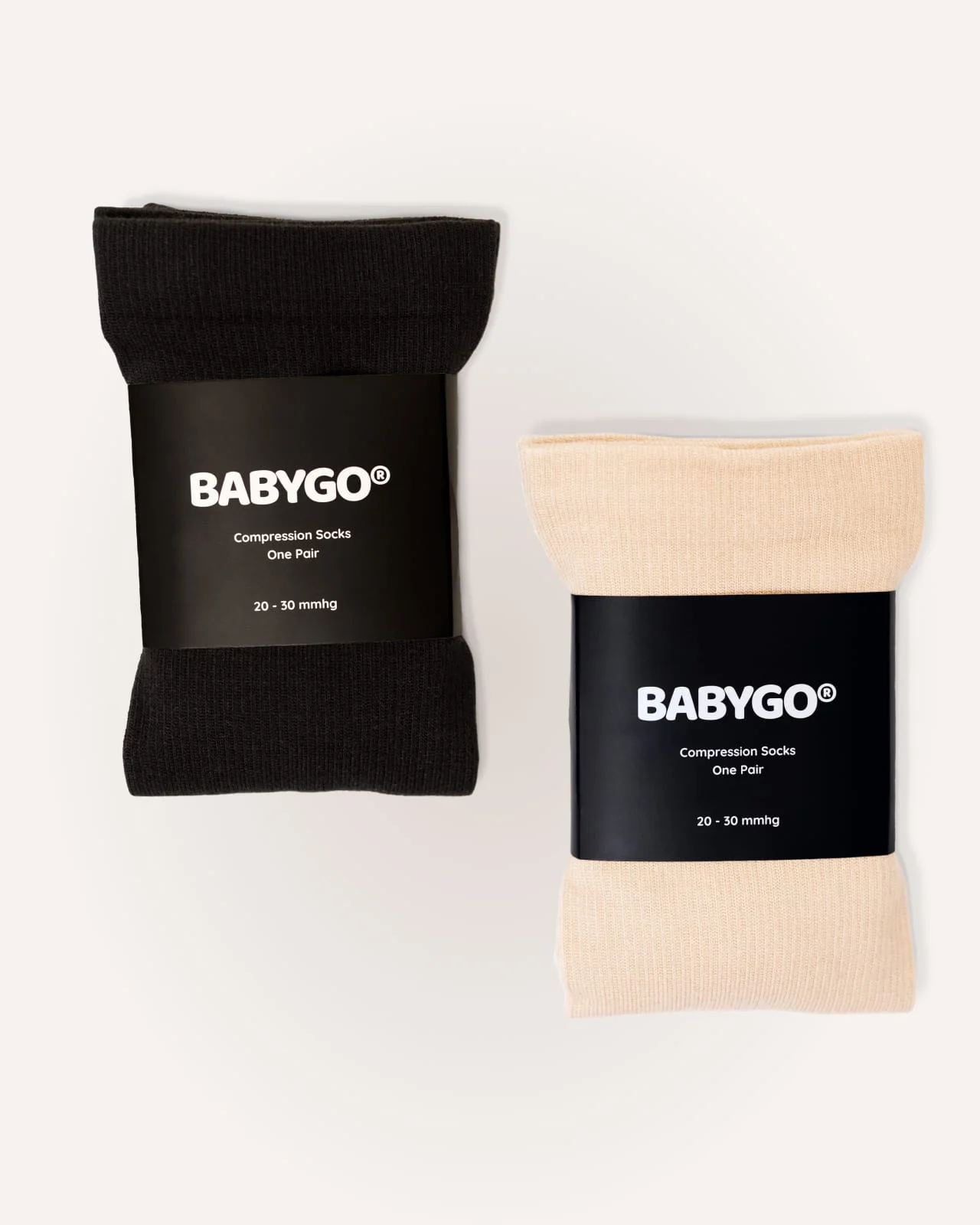 BABYGO® Pregnancy Compression Socks | Twin Pack
