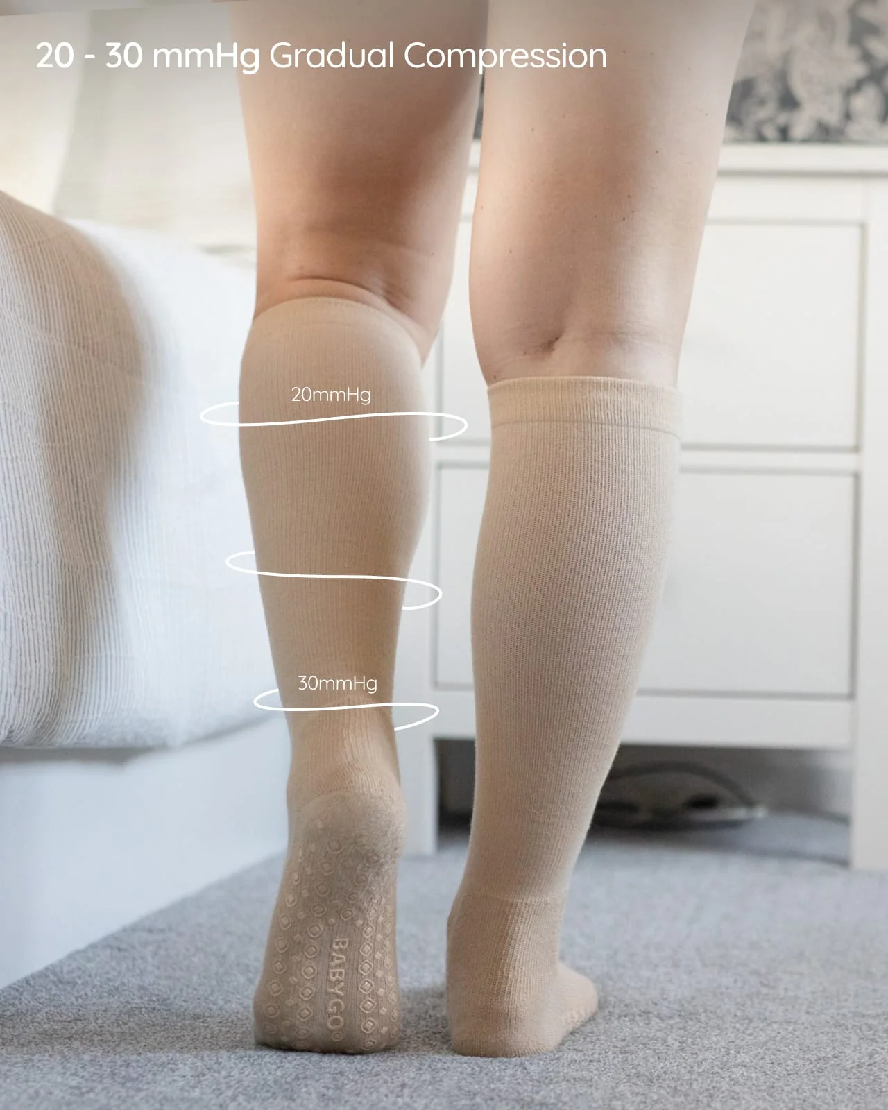 BABYGO® Pregnancy Compression Socks | Twin Pack - Image 4