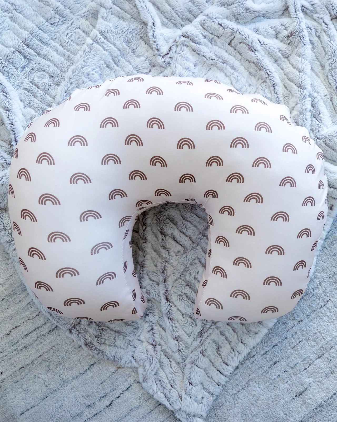 BABYGO® Rainbow Nursing Pillow Cover - Image 2