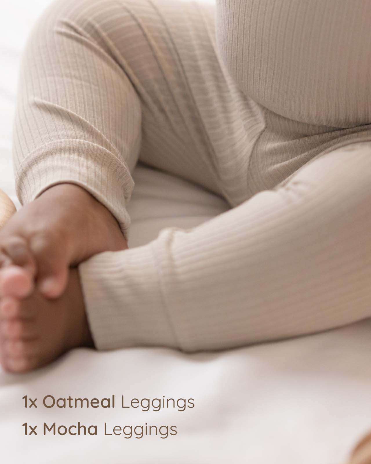 BABYGO® Ribbed Baby Leggings | 2 Pack - Image 4