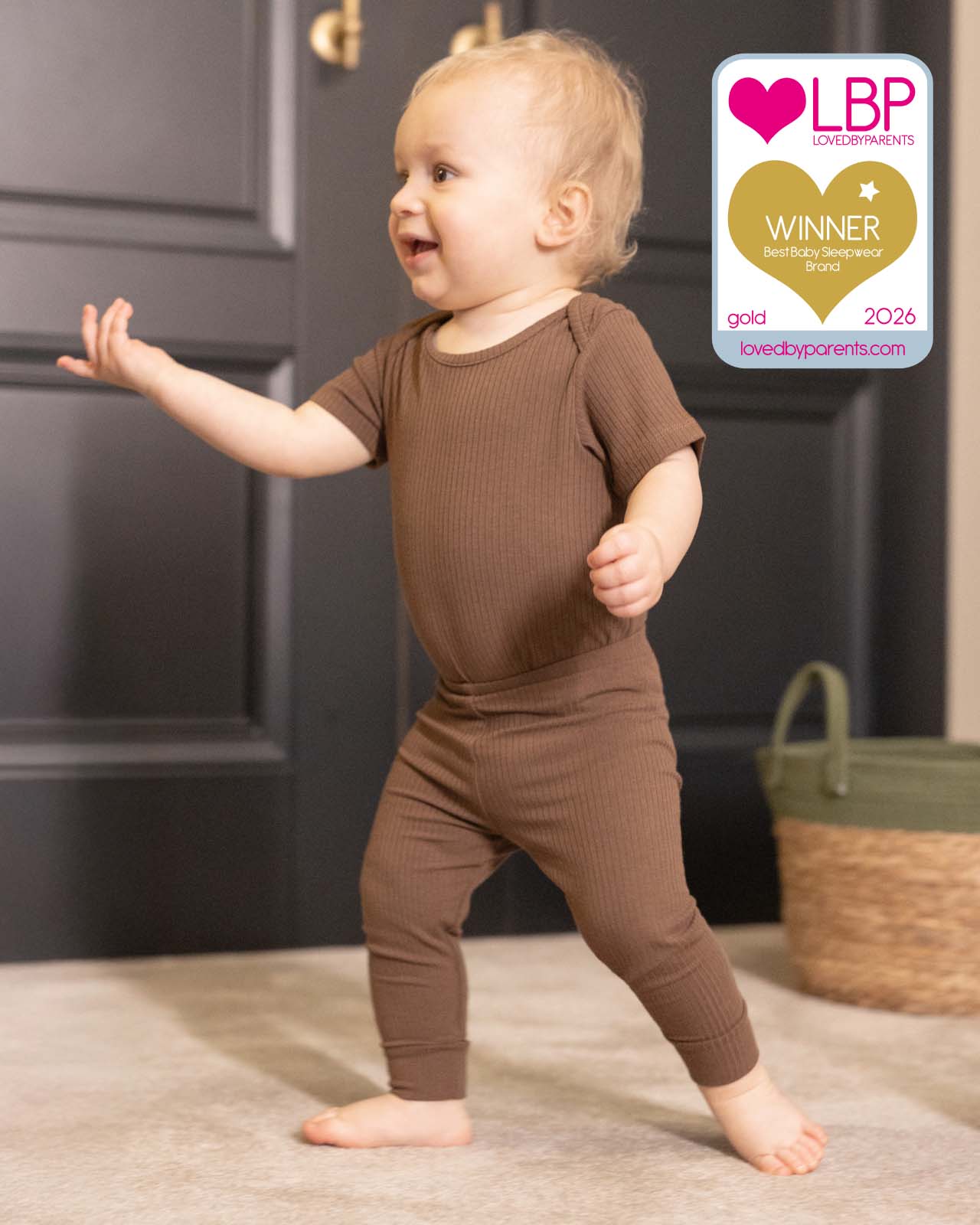 BABYGO® Ribbed Baby Leggings | 3 Pack - Image 3