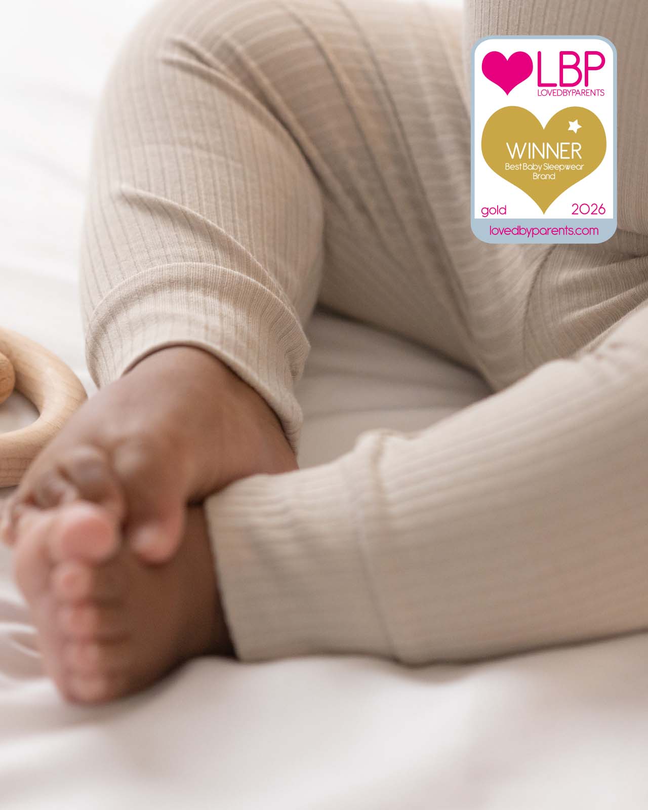 BABYGO® Ribbed Baby Leggings | 3 Pack - Image 3