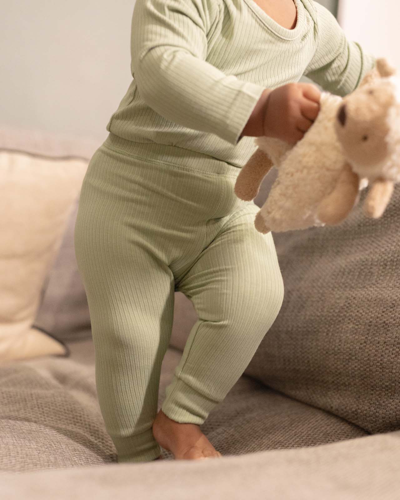 BABYGO® Ribbed Baby Leggings | 3 Pack - Image 4