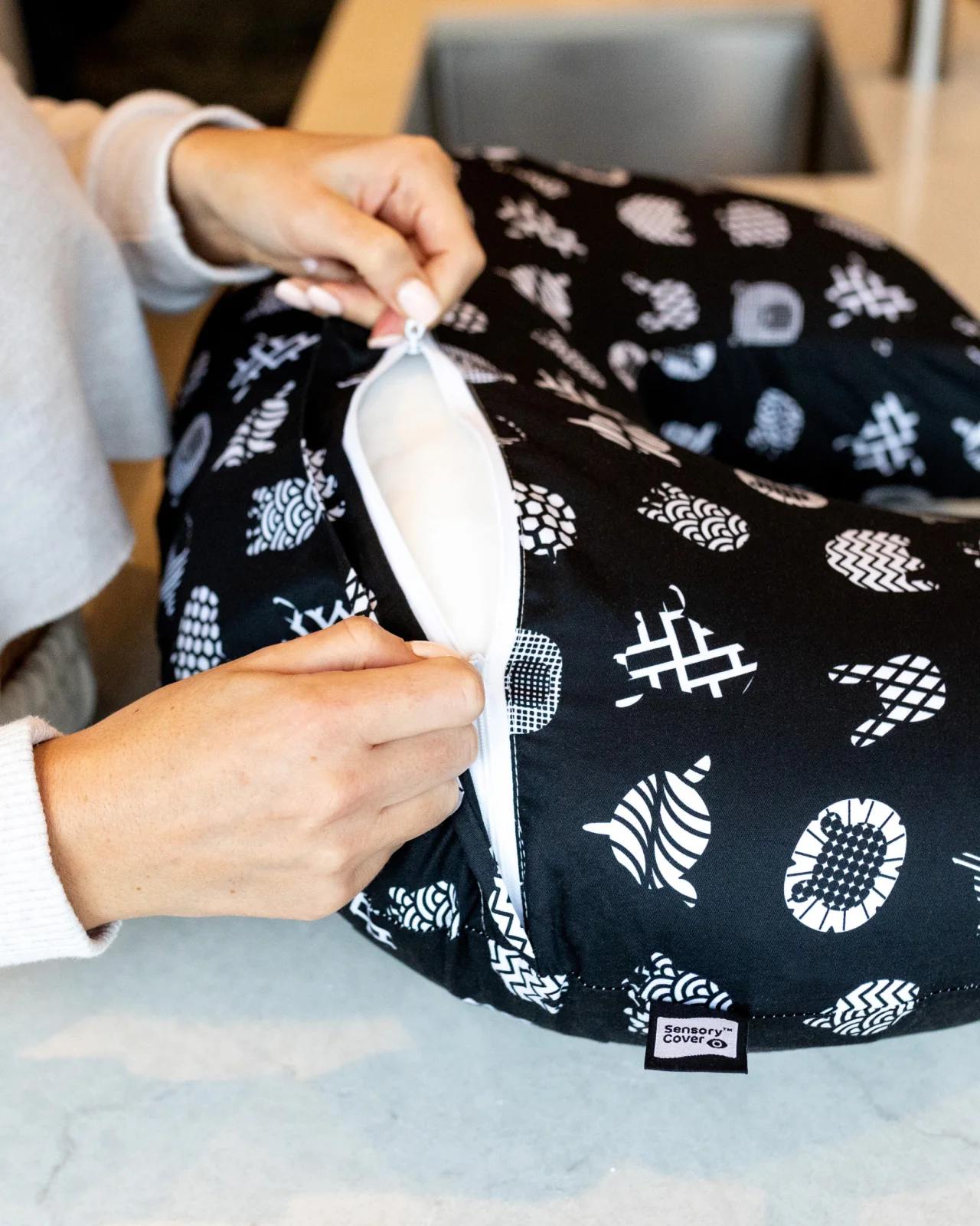 BABYGO® Sensory Nursing Pillow Cover - Image 4