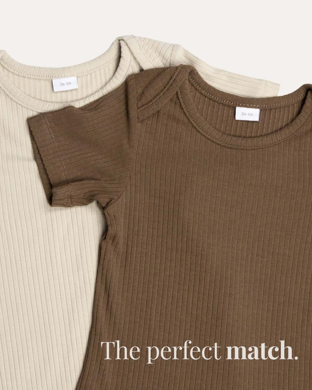 BABYGO® Short Sleeve Baby Bodysuit | 2 Pack - Image 6