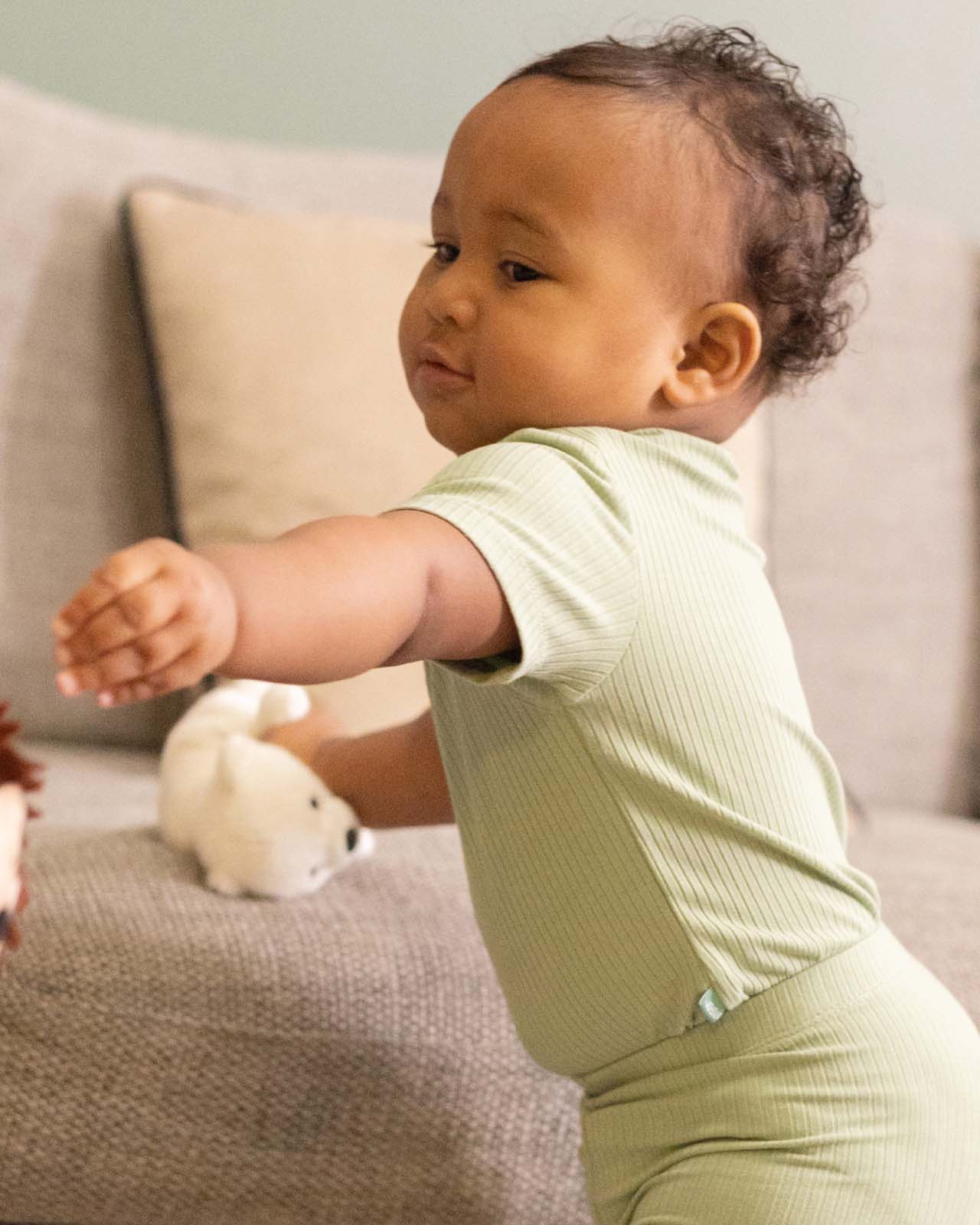 BABYGO® Short Sleeve Baby Bodysuit | 2 Pack - Image 5