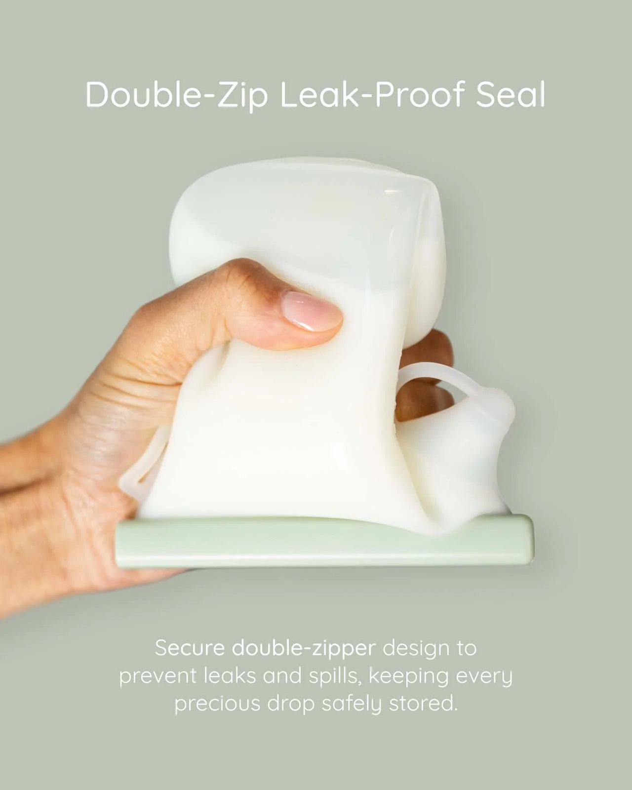 BABYGO® Reusable Silicone Breast Milk Bags (5 Pack) - Image 3