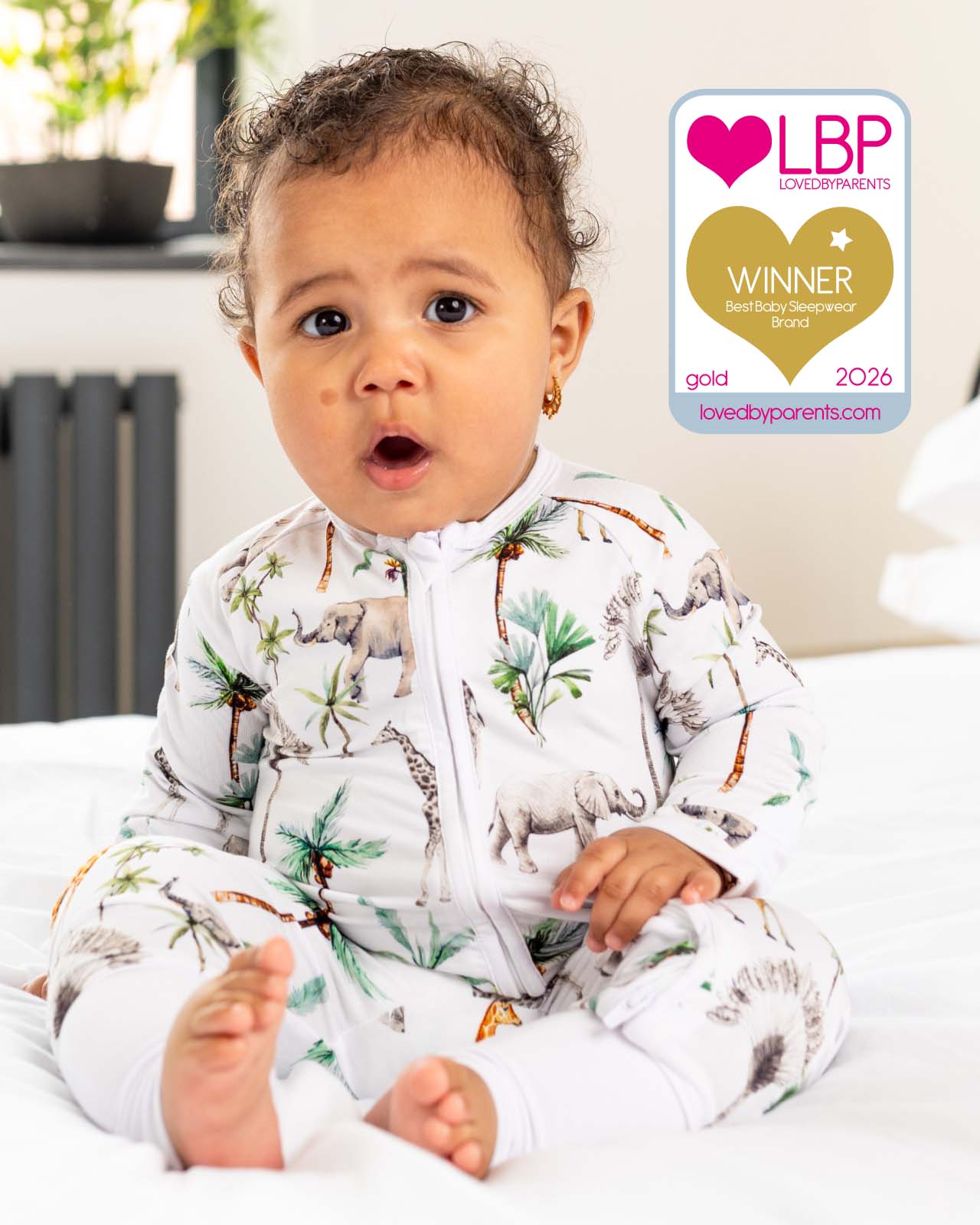 BABYGO® Safari Zip Sleepsuit - Image 4