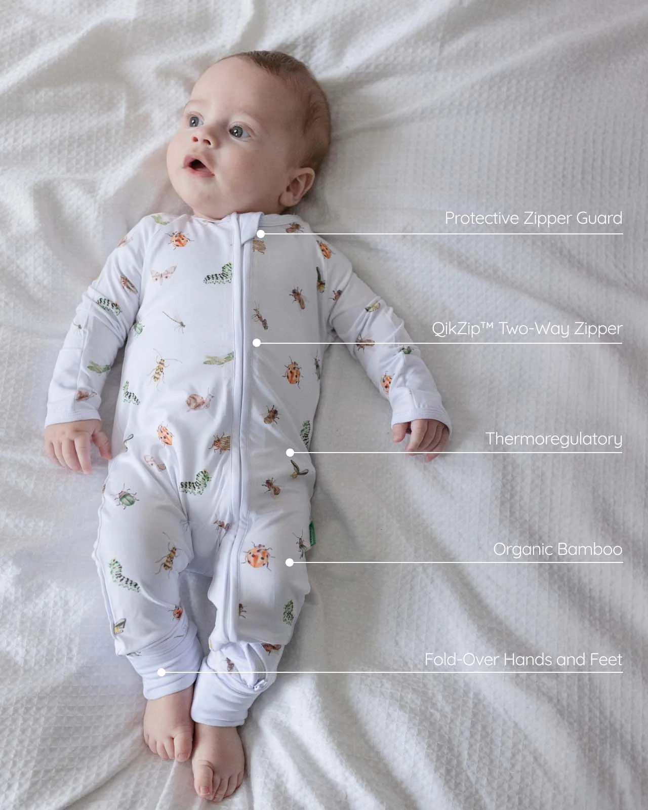BABYGO® Zip Sleepsuit | 2 Pack - Image 4