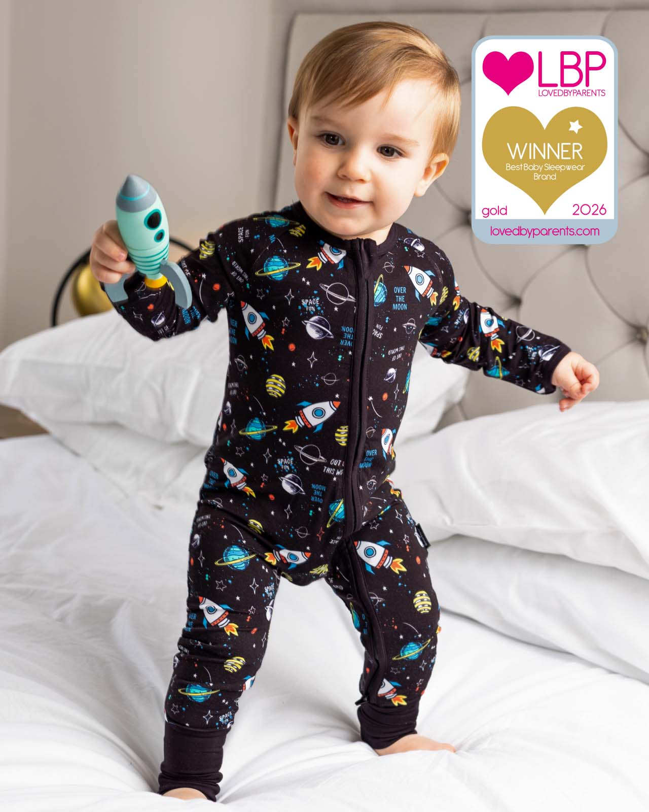 BABYGO® Zip Sleepsuit | 2 Pack - Image 3