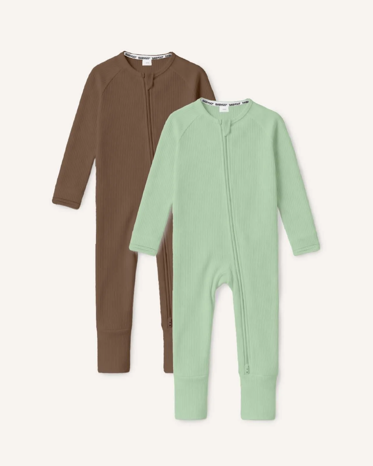 BABYGO® Zip Sleepsuit | 2 Pack