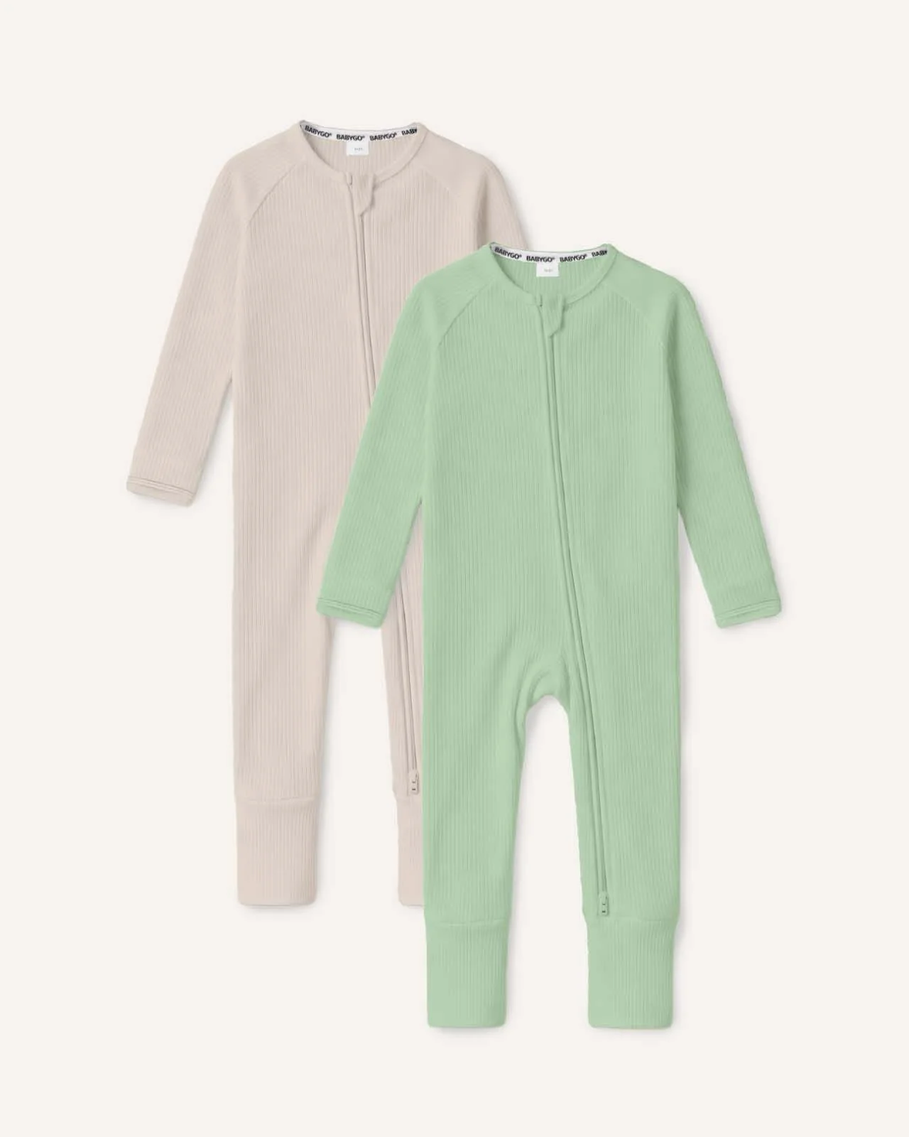 BABYGO® Zip Sleepsuit | 2 Pack