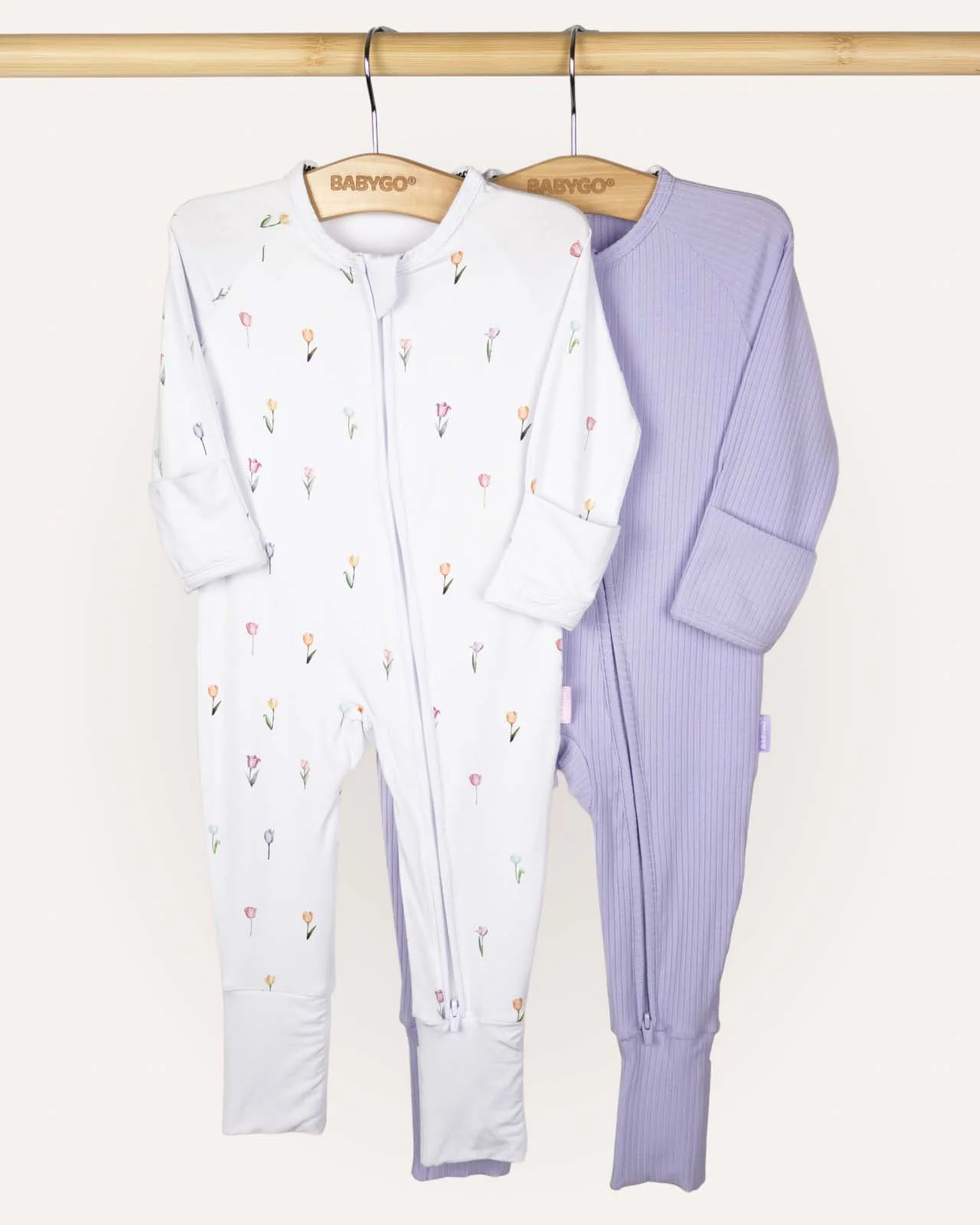 BABYGO® Zip Sleepsuit | 2 Pack