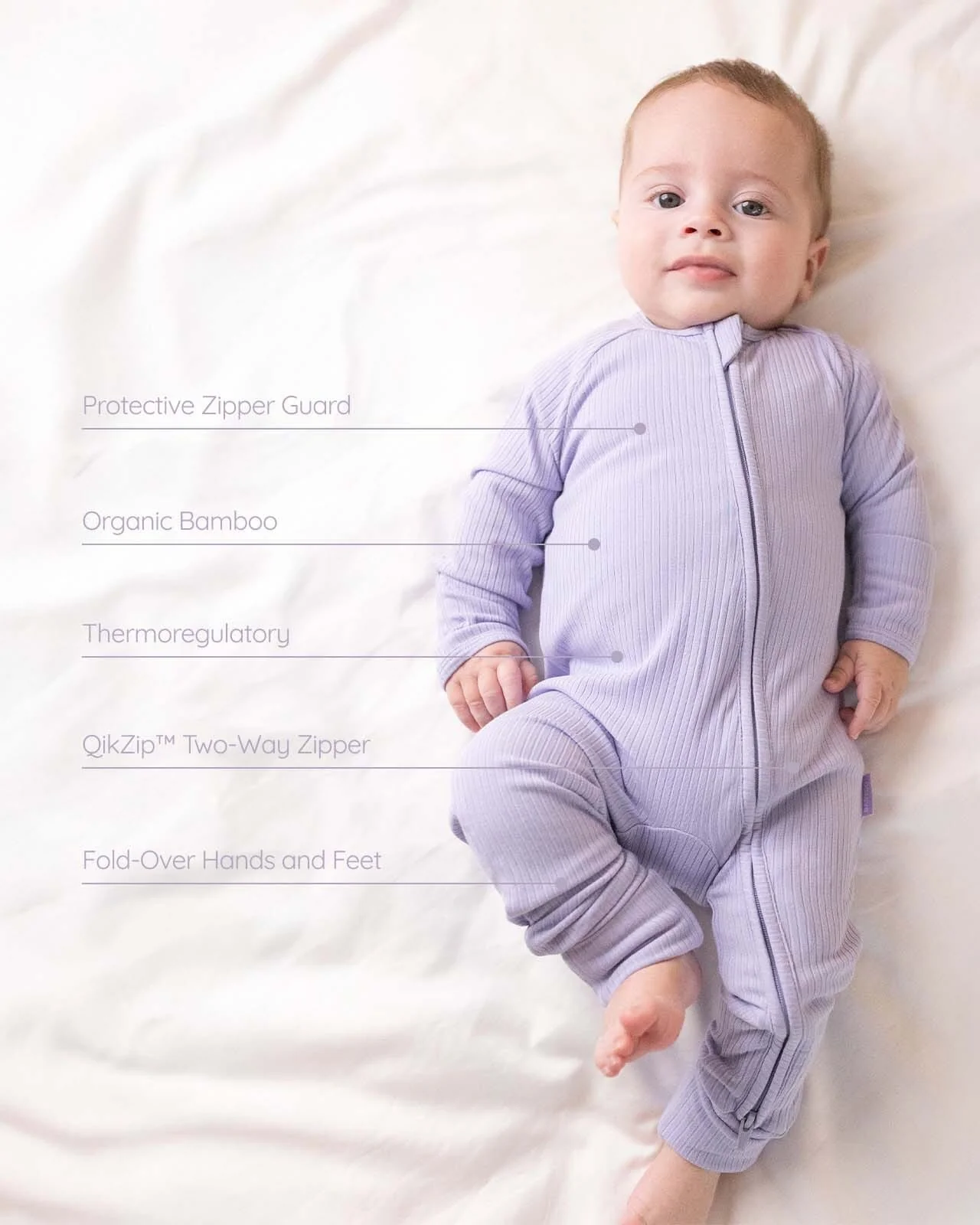 BABYGO® Zip Sleepsuit | 2 Pack - Image 4