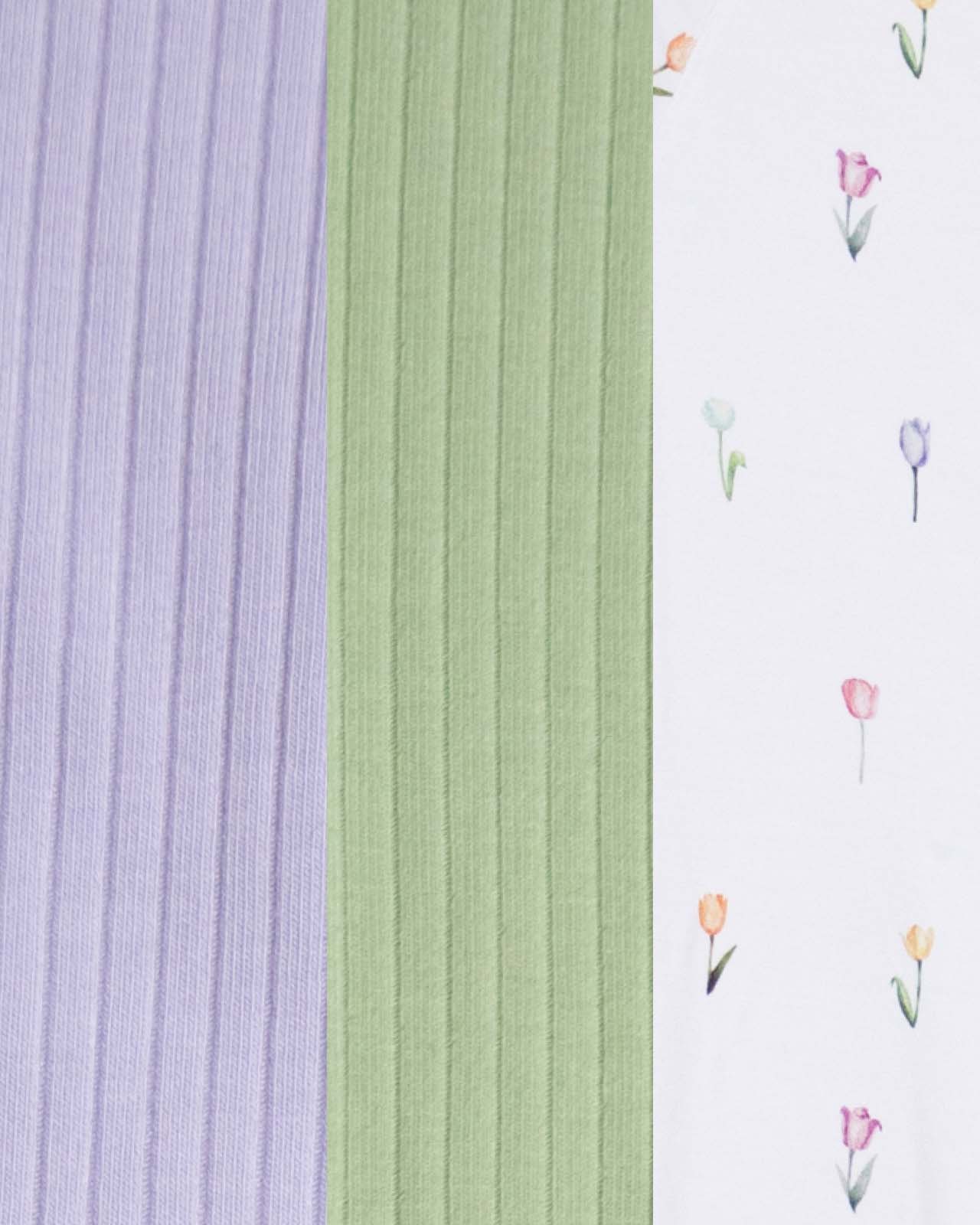 BABYGO® Zip Sleepsuit | 3 Pack - Image 2