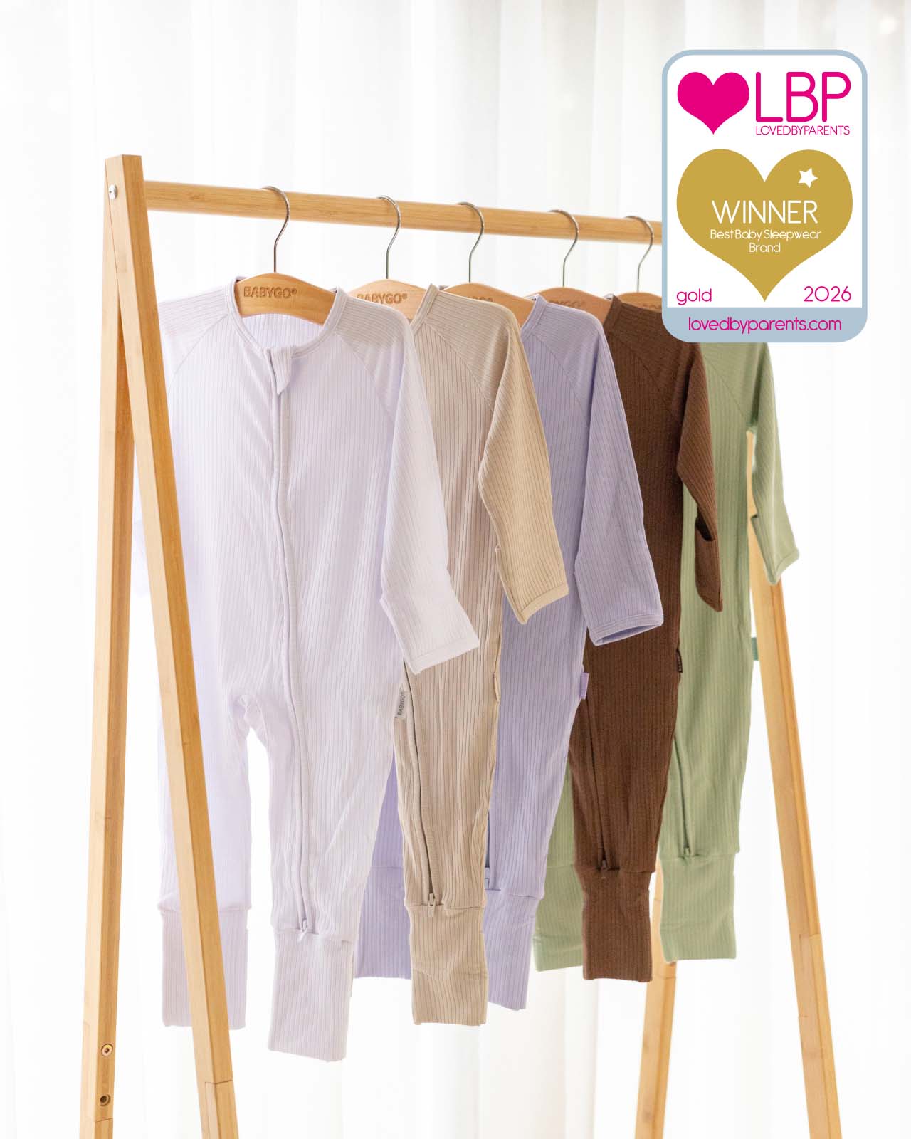 BABYGO® Zip Sleepsuit | 3 Pack - Image 3