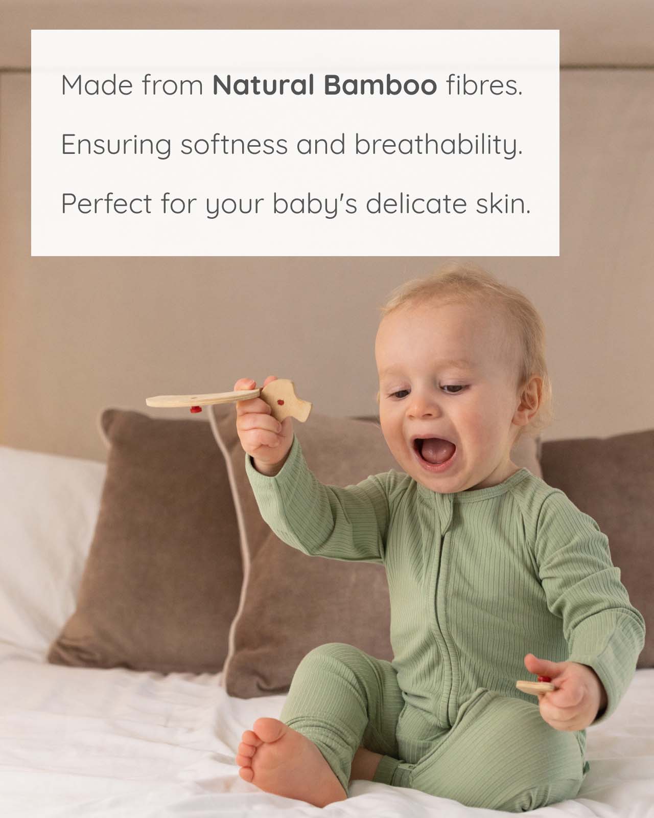 BABYGO® Zip Sleepsuit | 3 Pack - Image 4