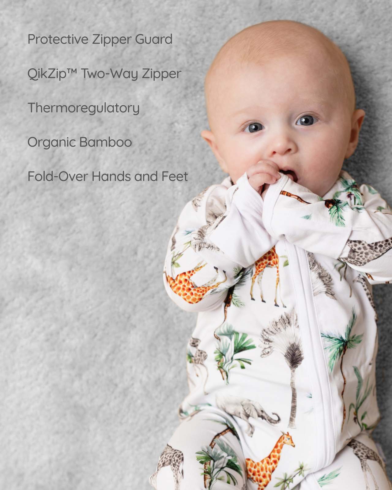 BABYGO® Zip Sleepsuit | 3 Pack - Image 3
