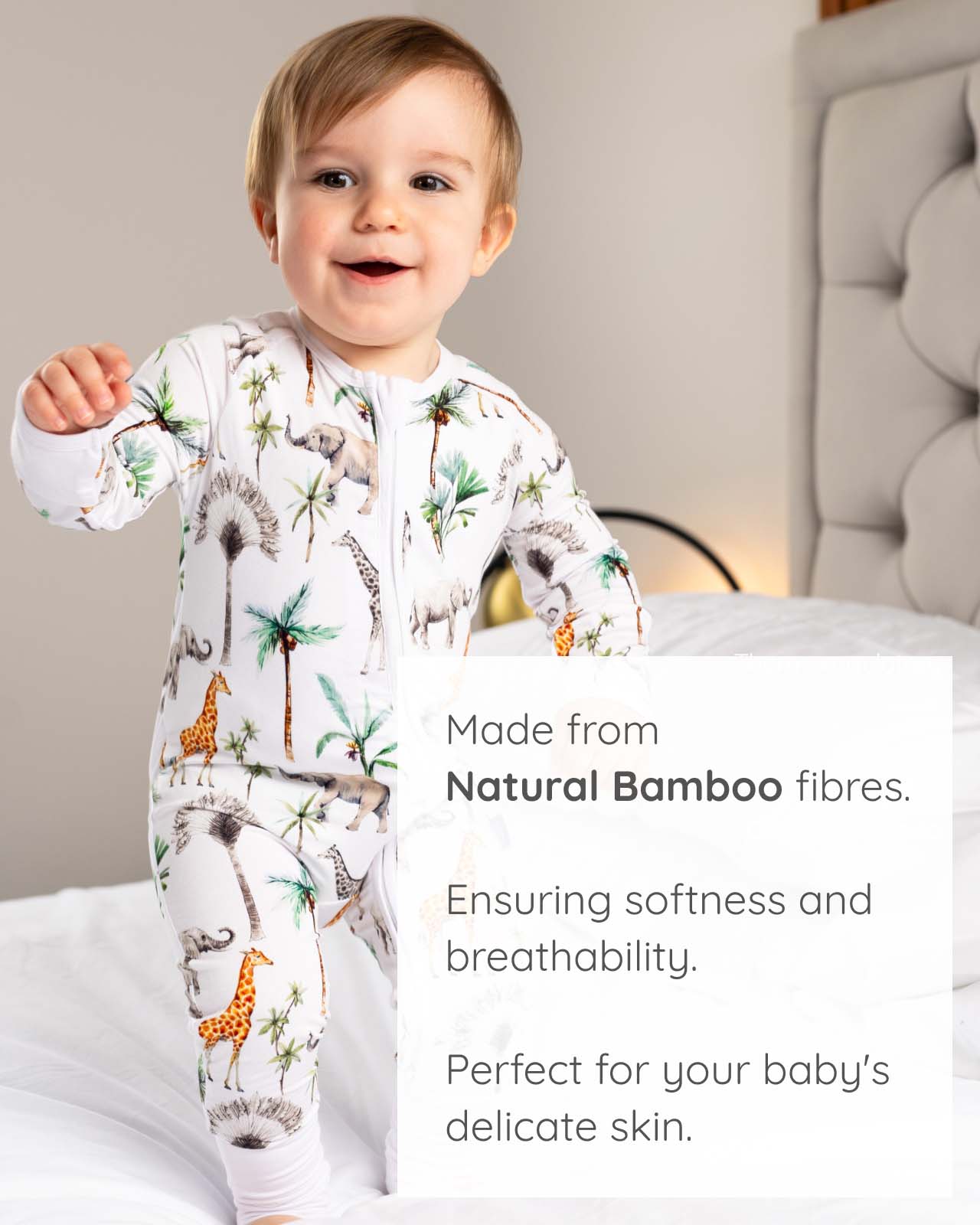 BABYGO® Zip Sleepsuit | 3 Pack - Image 4