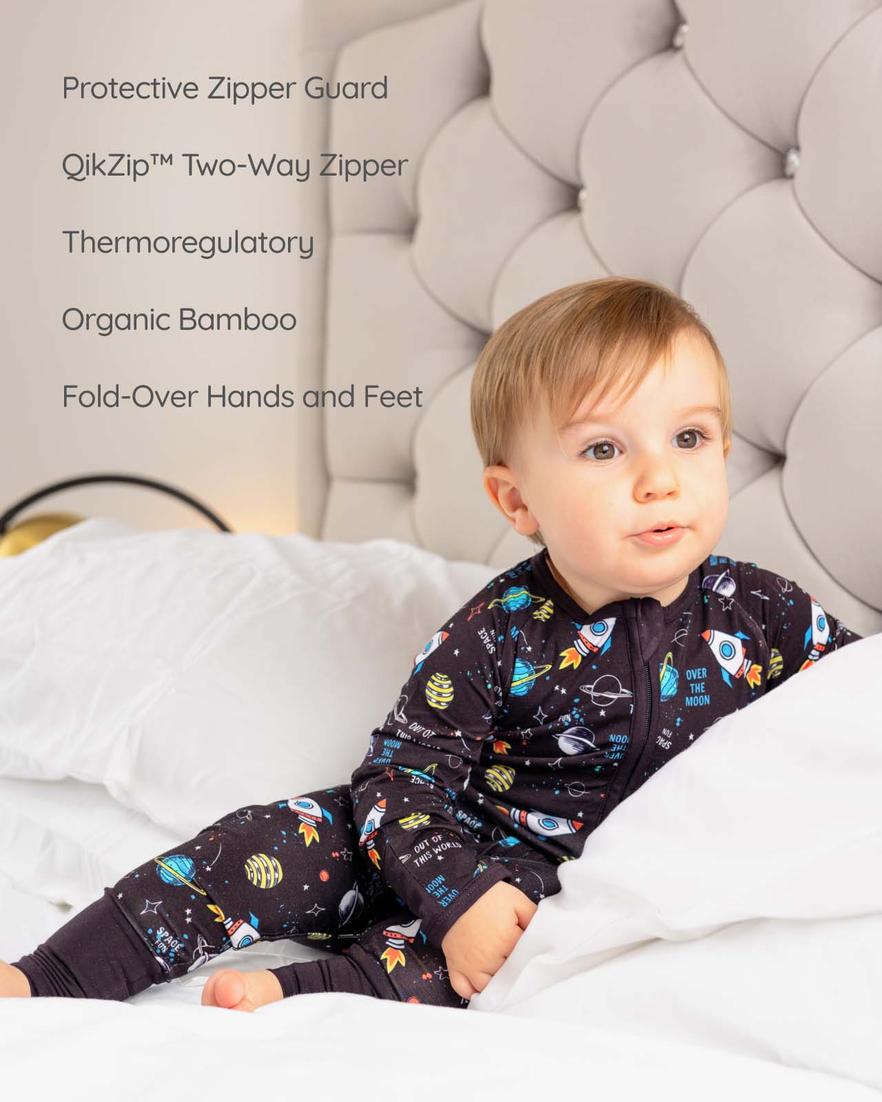 BABYGO® Zip Sleepsuit | 3 Pack - Image 3