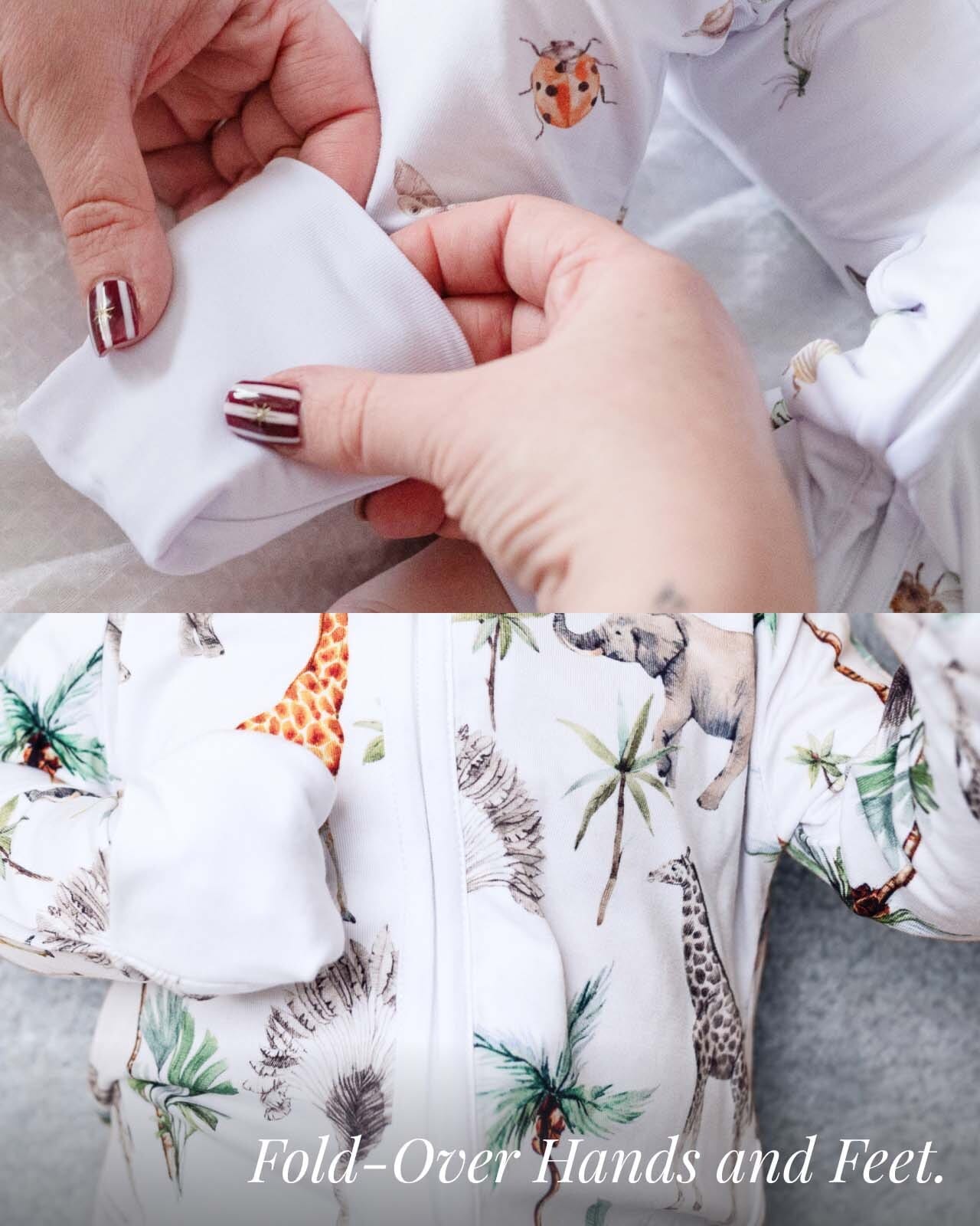 BABYGO® Zip Sleepsuit | 5 Pack | Nature Edit - Image 4