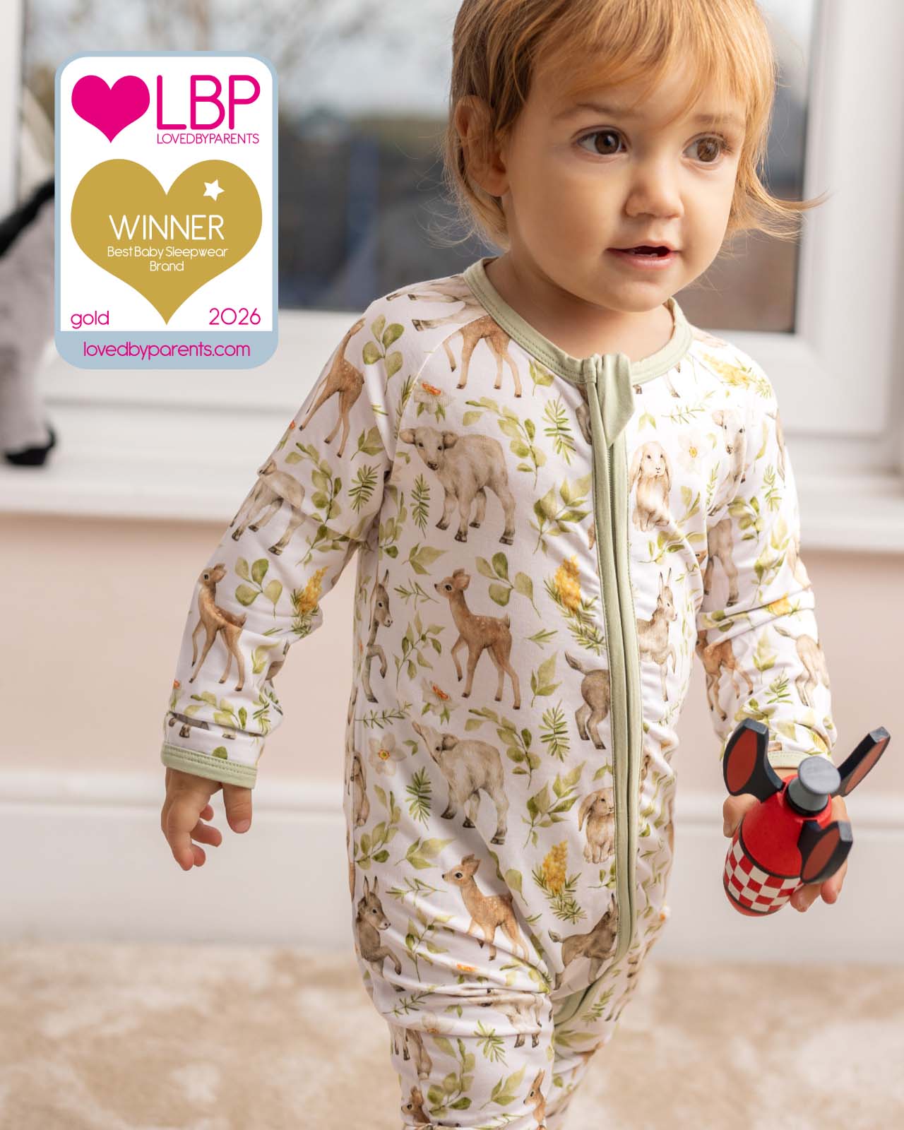 BABYGO® Farmyard Zip Sleepsuit - Image 4