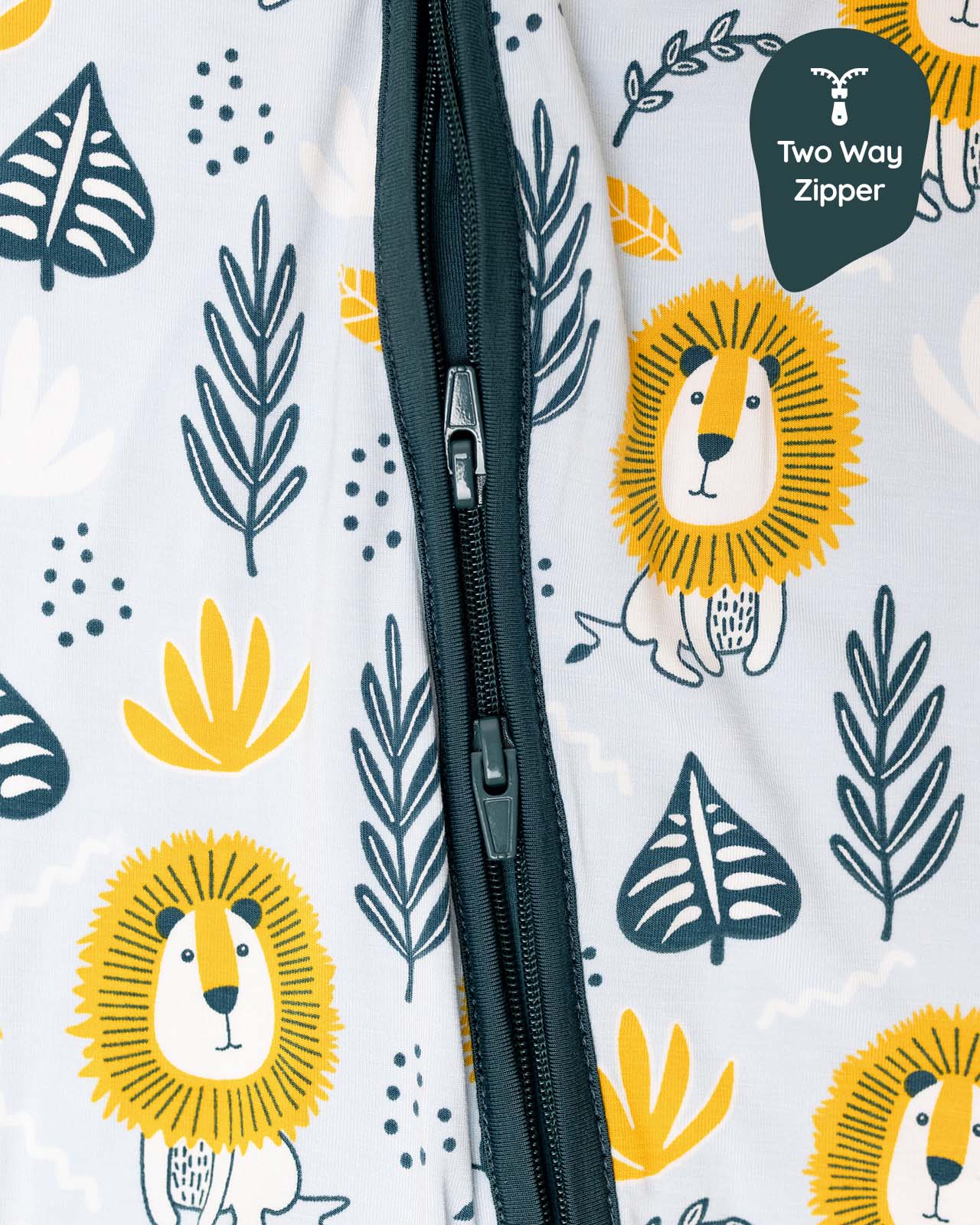 BABYGO® Lion Zip Sleepsuit - Image 5
