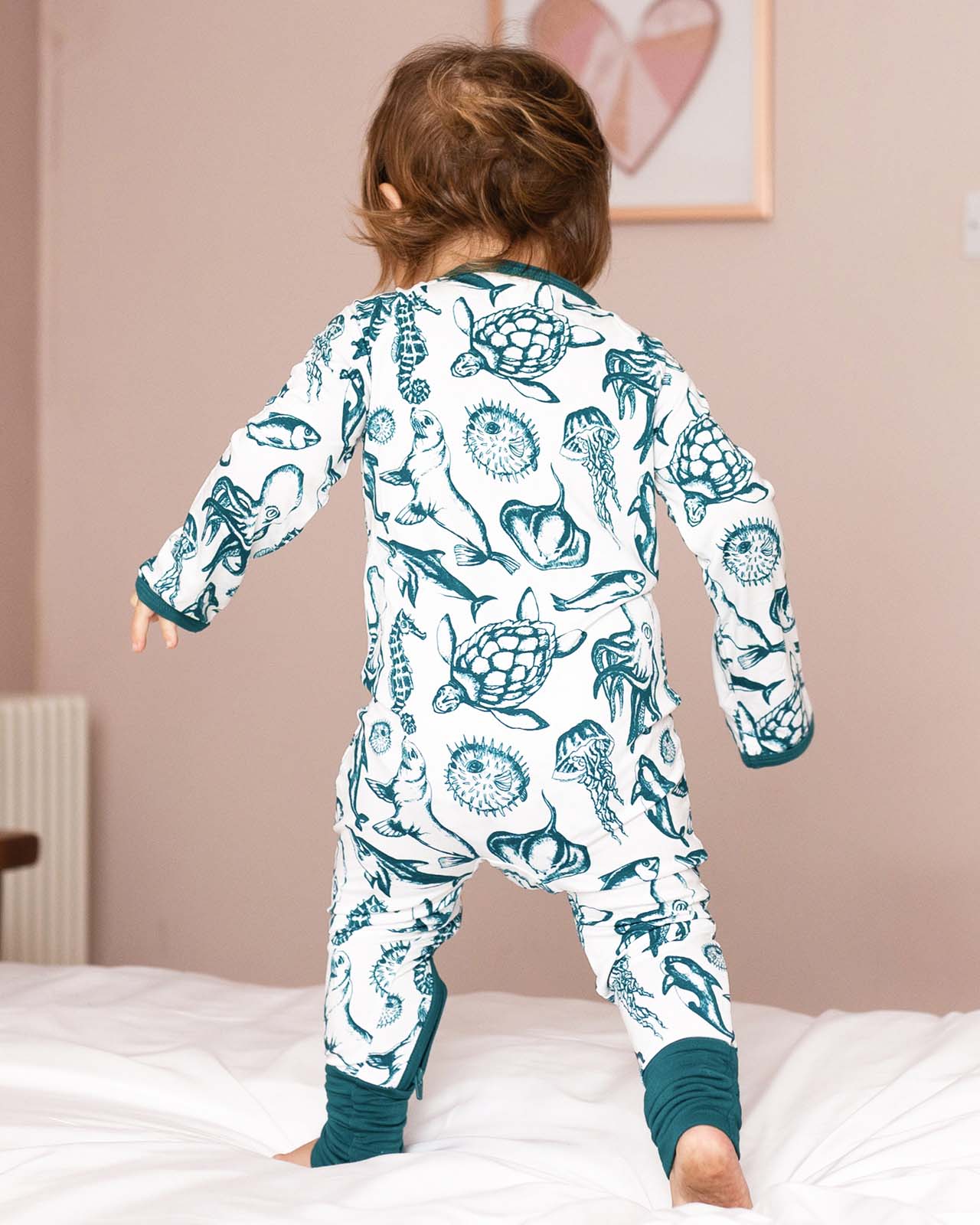 BABYGO® Sea Creatures Zip Sleepsuit - Image 6