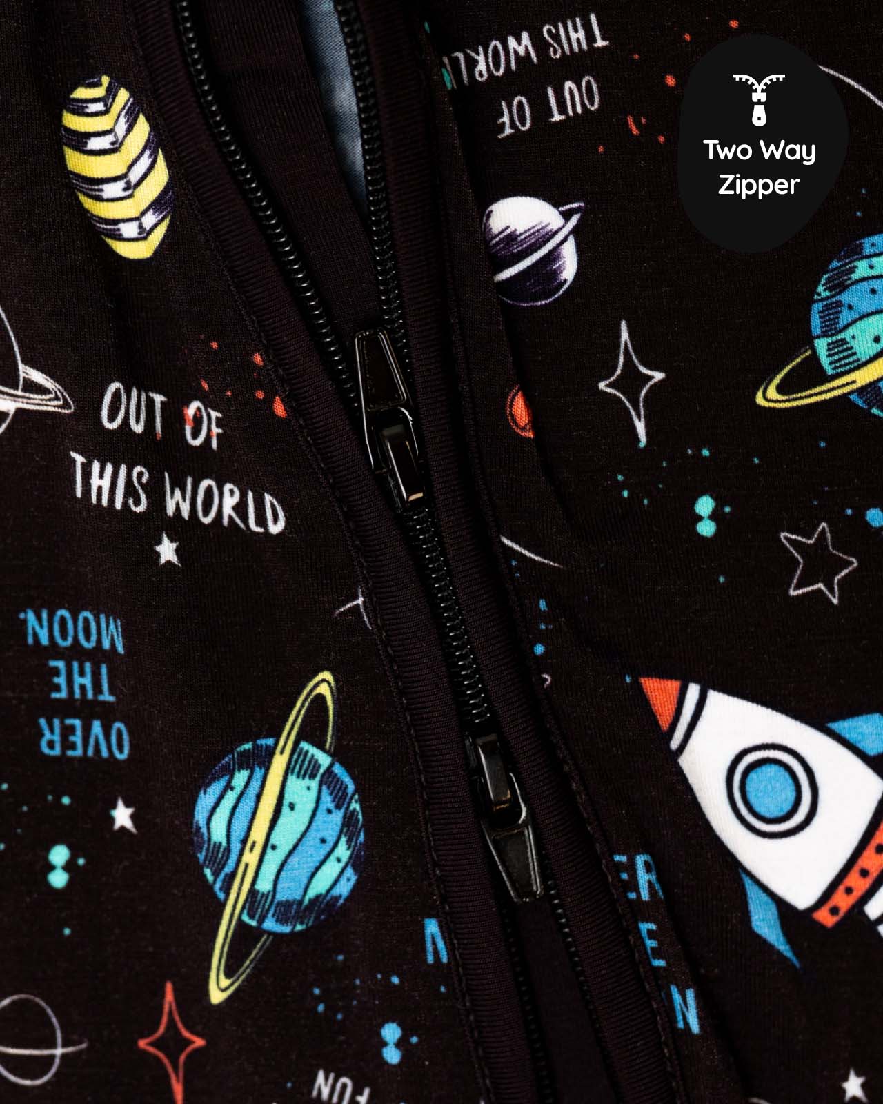 BABYGO® Space Zip Sleepsuit - Image 4
