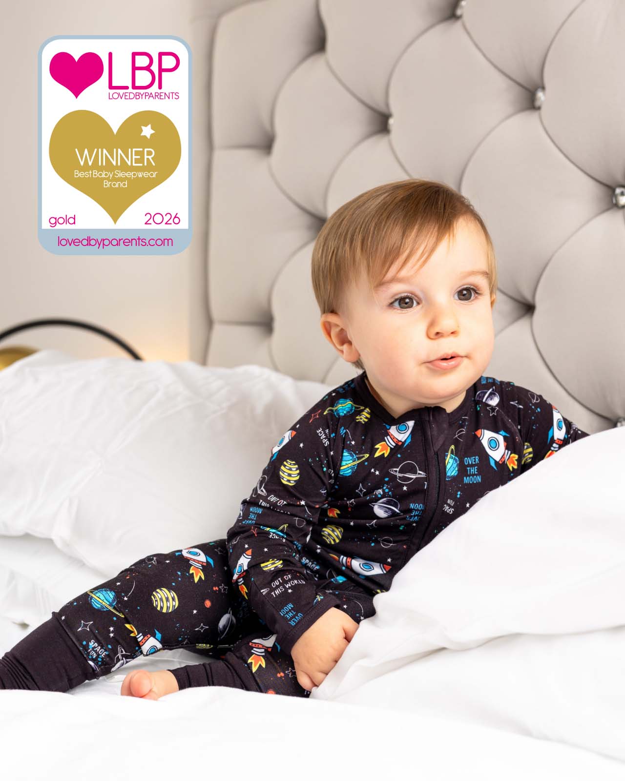 BABYGO® Space Zip Sleepsuit - Image 5