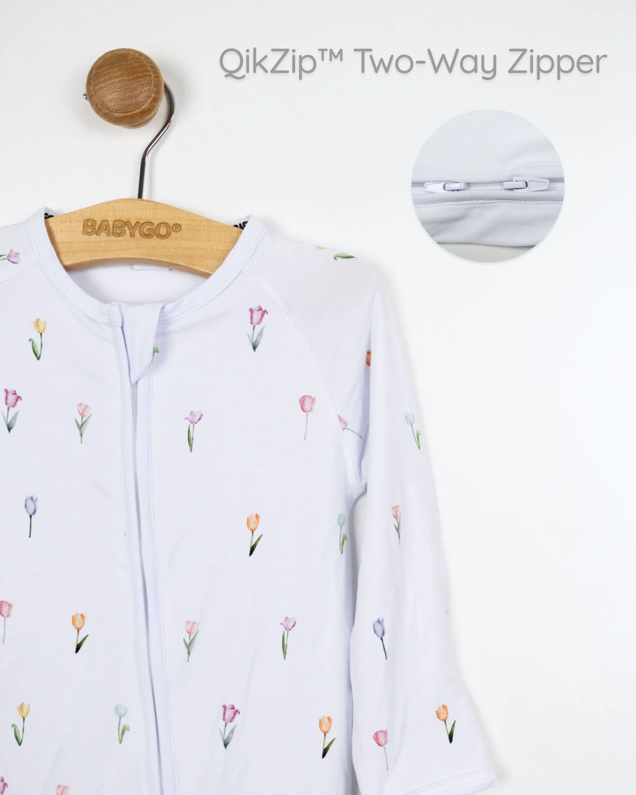 BABYGO® Tulip Zip Sleepsuit - Image 5